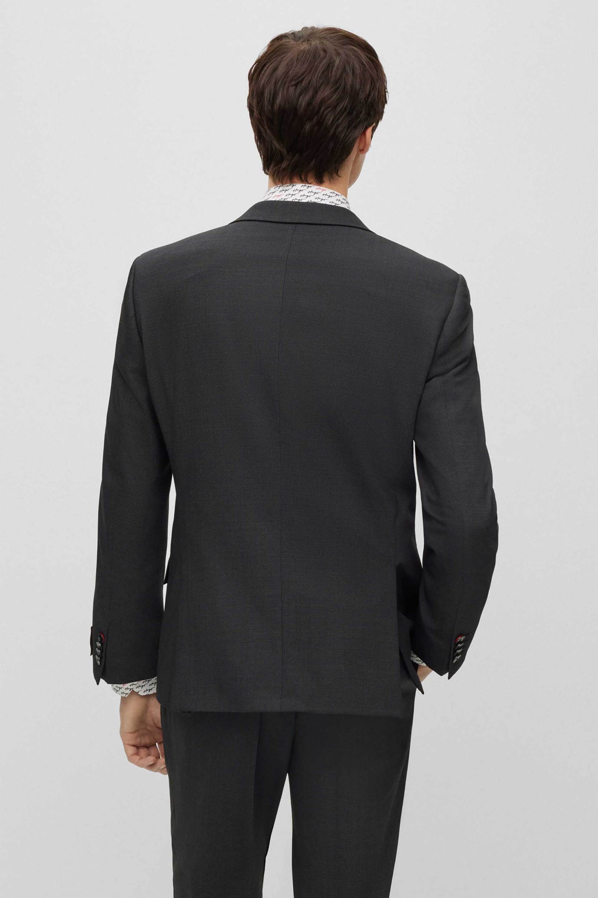 Hugo Boss ανδρικό σετ ρούχων με σακάκι και παντελόνι μονόχρωμα "Henry/Getlin232X" - 50495717 Μαύρο φωτογραφία