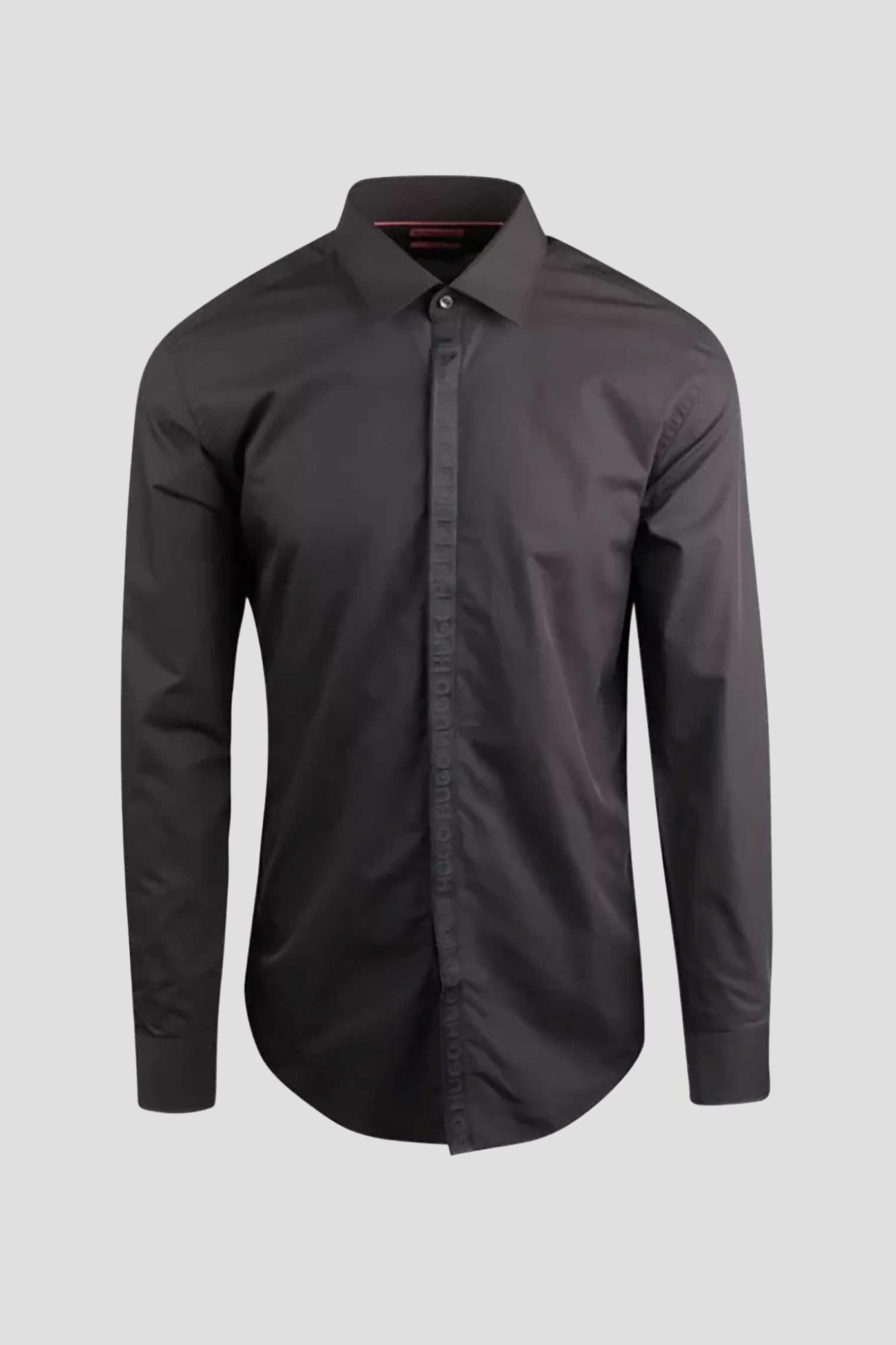 HUGO Hugo Boss ανδρικό πουκάμισο με contrast πατιλέτα Slim Fit "Keidi" - 50500966 Μαύρο