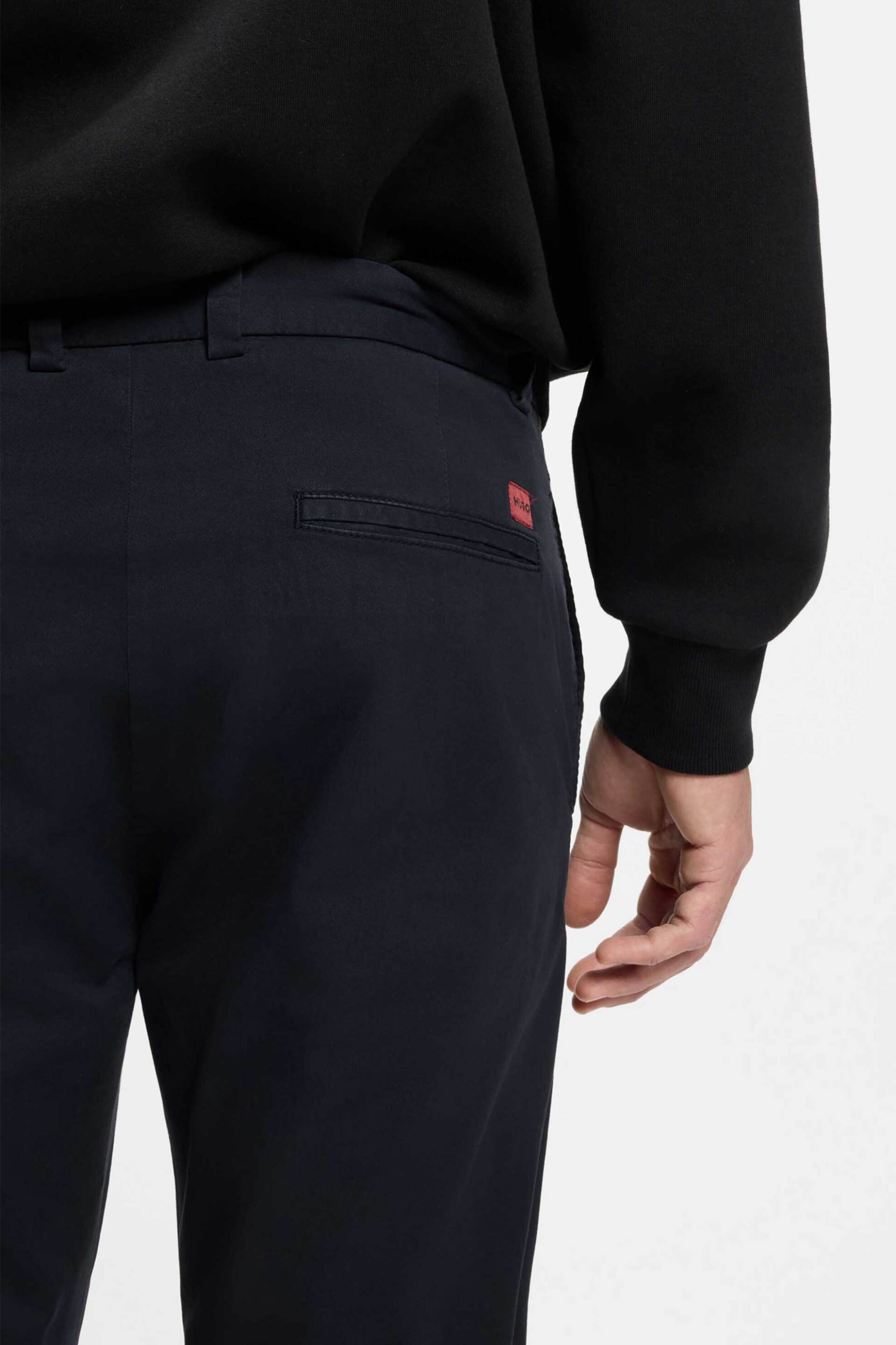 Hugo Ανδρικό Παντελόνι Chino Slim Fit David - 50530886 Σκούρο Μπλε