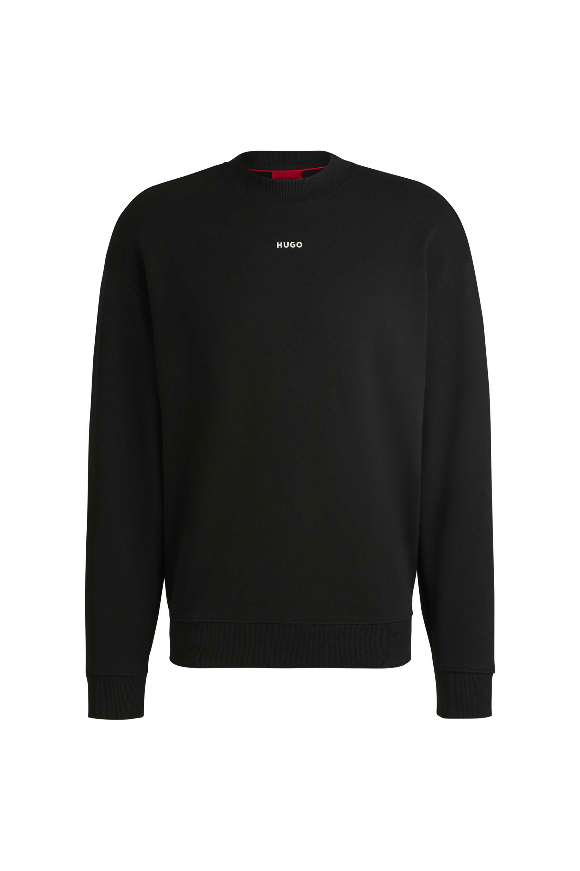 Hugo Boss ανδρική μπλούζα φούτερ μονόχρωμη Regular Fit - 50525892 Μαύρο