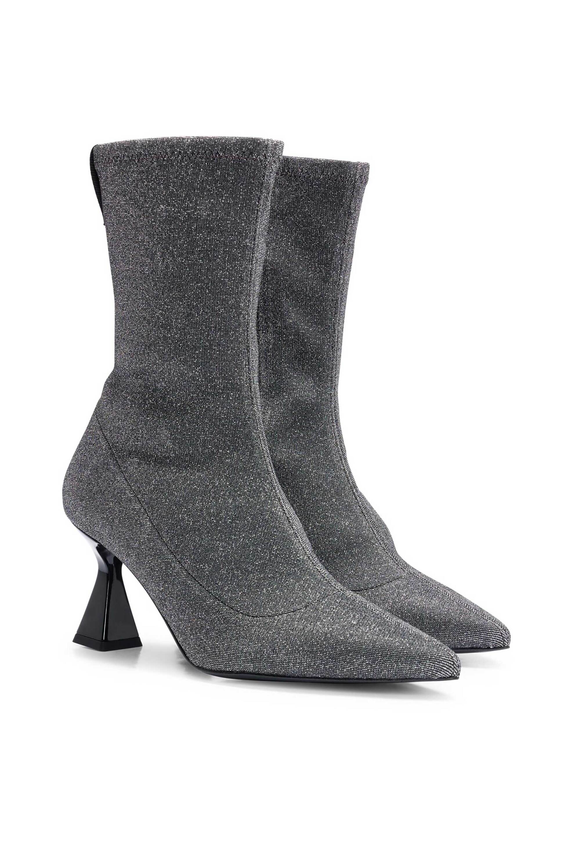 Hugo Boss γυναικεία μποτάκια "Rebecca" - 50504260 Γκρι φωτογραφία