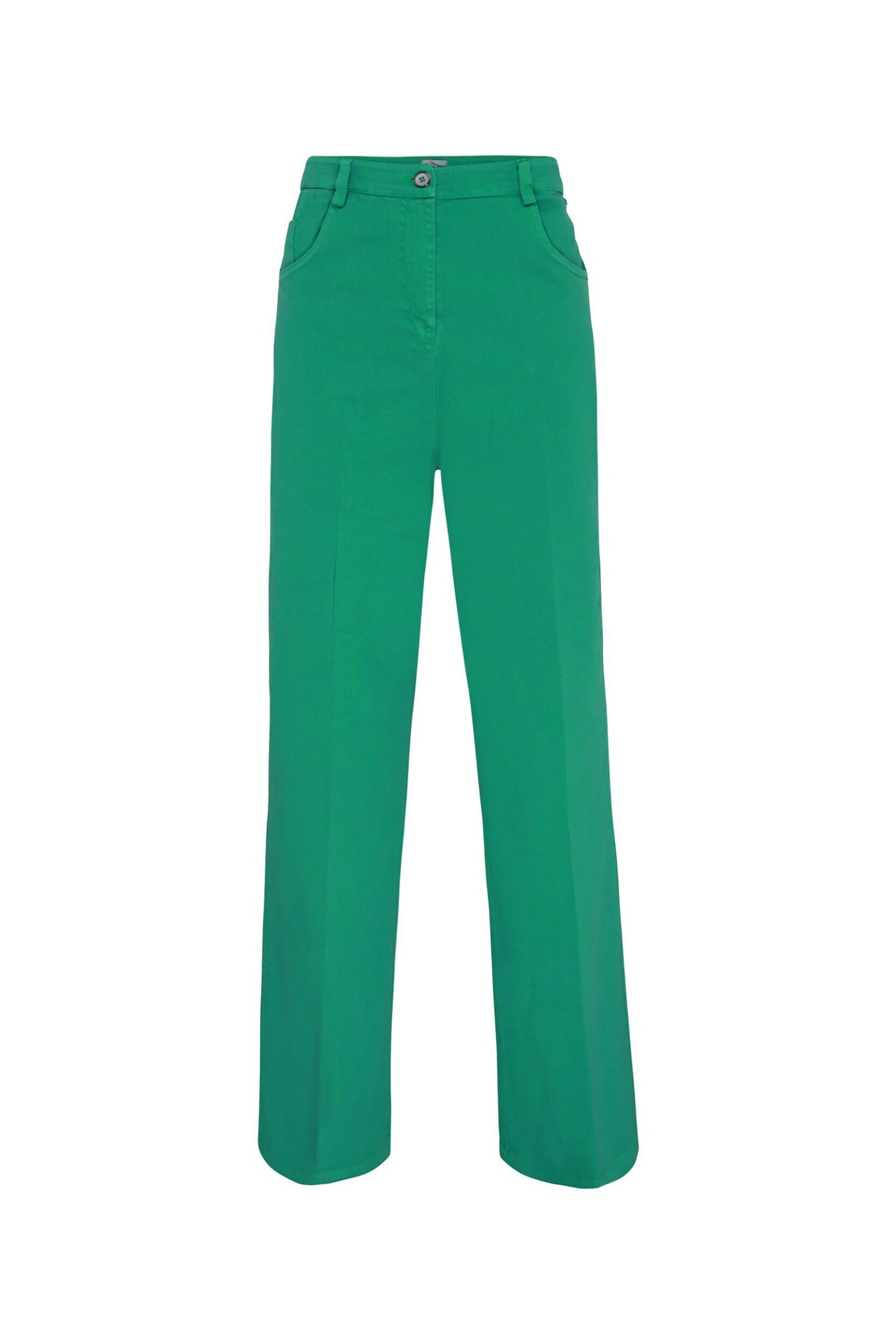 Mexx γυναικείο υφασμάτινο παντελόνι Straight fit "Οlivia" - CF1339033W Πράσινο Ανοιχτό