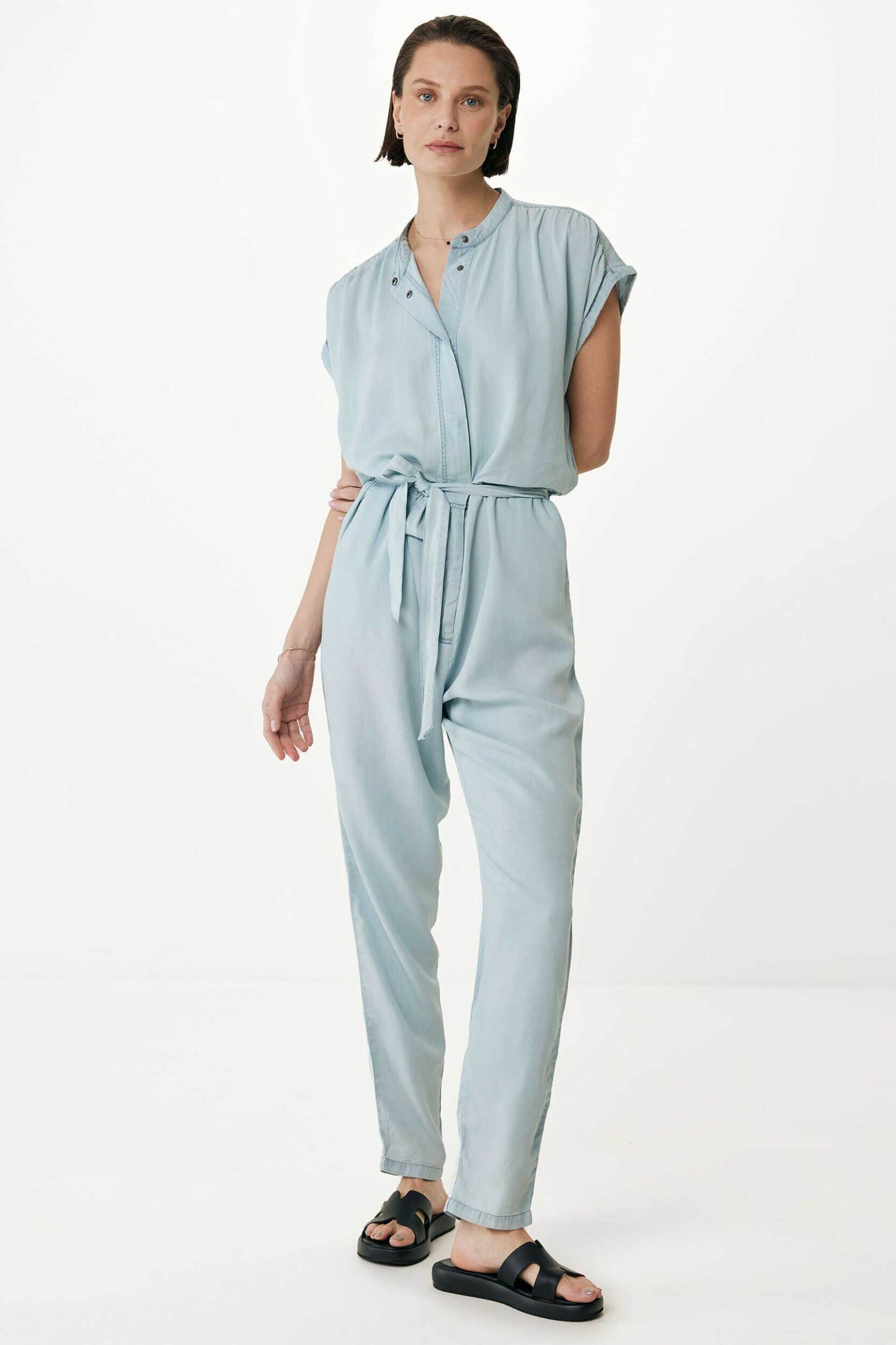 Mexx γυναικεία ολόσωμη φόρμα denim - JI0801033W Denim Blue Ανοιχτό