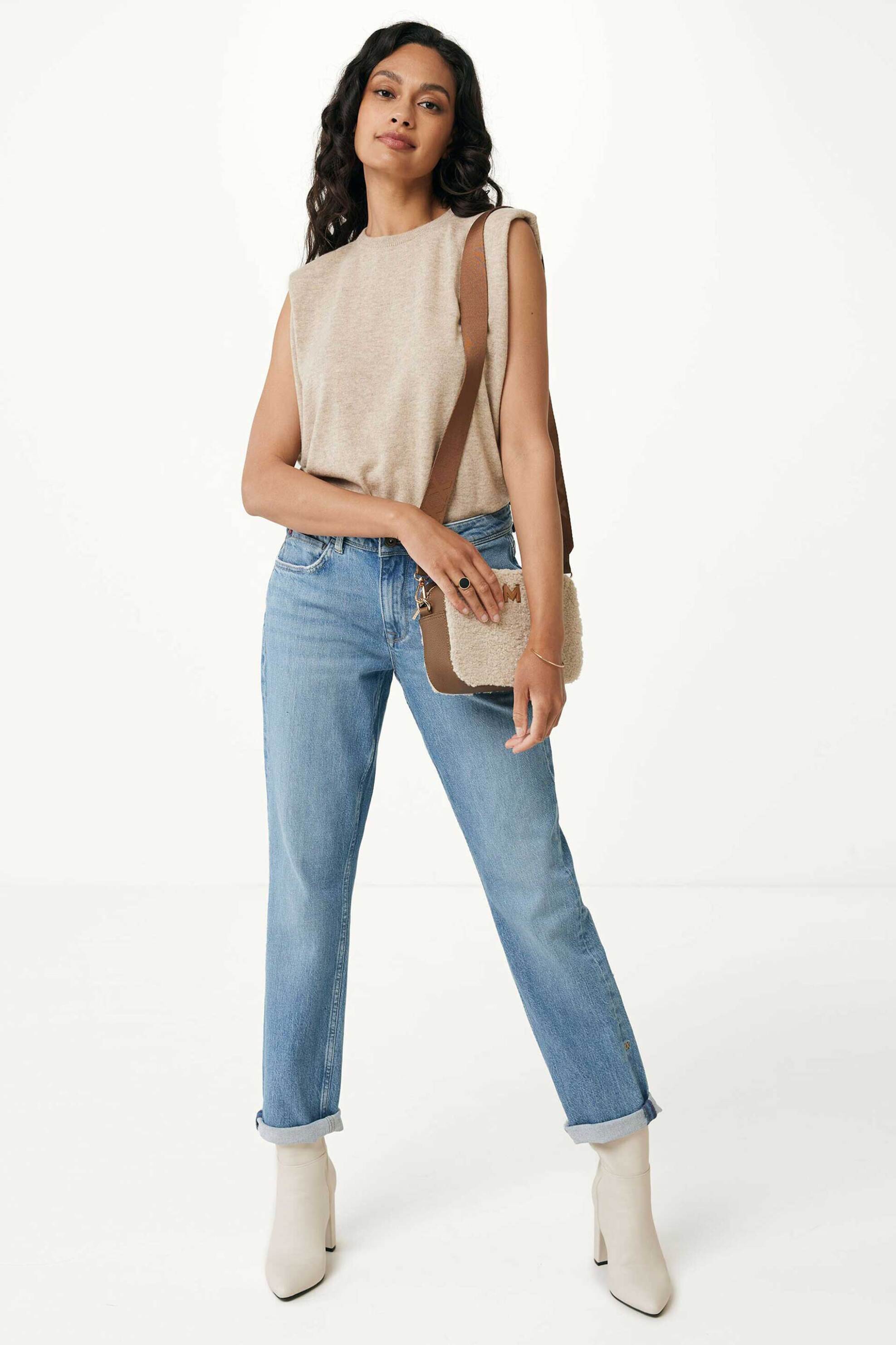 MEXX Mexx γυναικεία μπλούζα αμάνικη - TH0939036W Μπεζ - 3