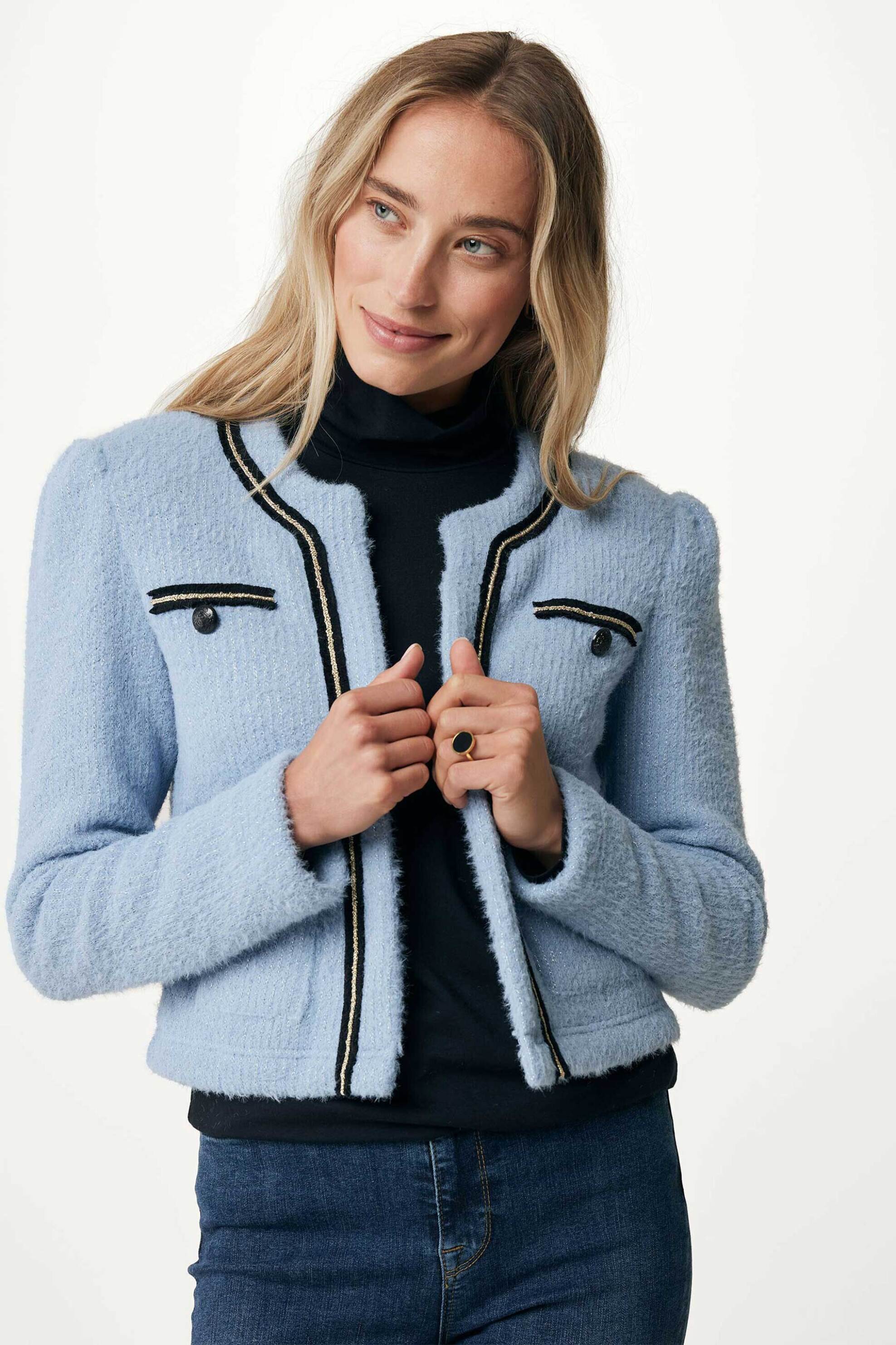 MEXX Mexx γυναικείo πλεκτό σακάκι με τσέπες - TU0704036W - 3
