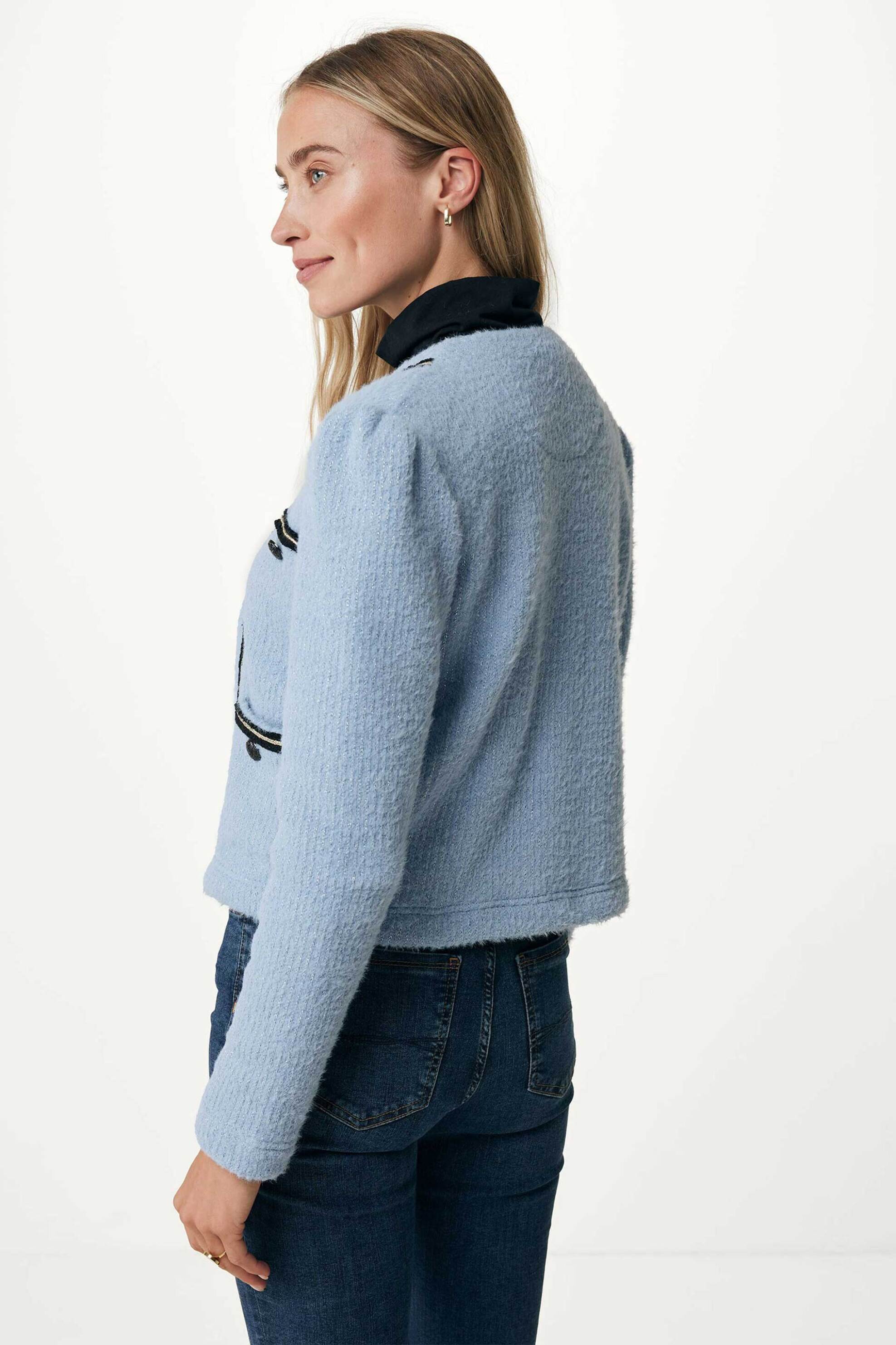 MEXX Mexx γυναικείo πλεκτό σακάκι με τσέπες - TU0704036W - 4