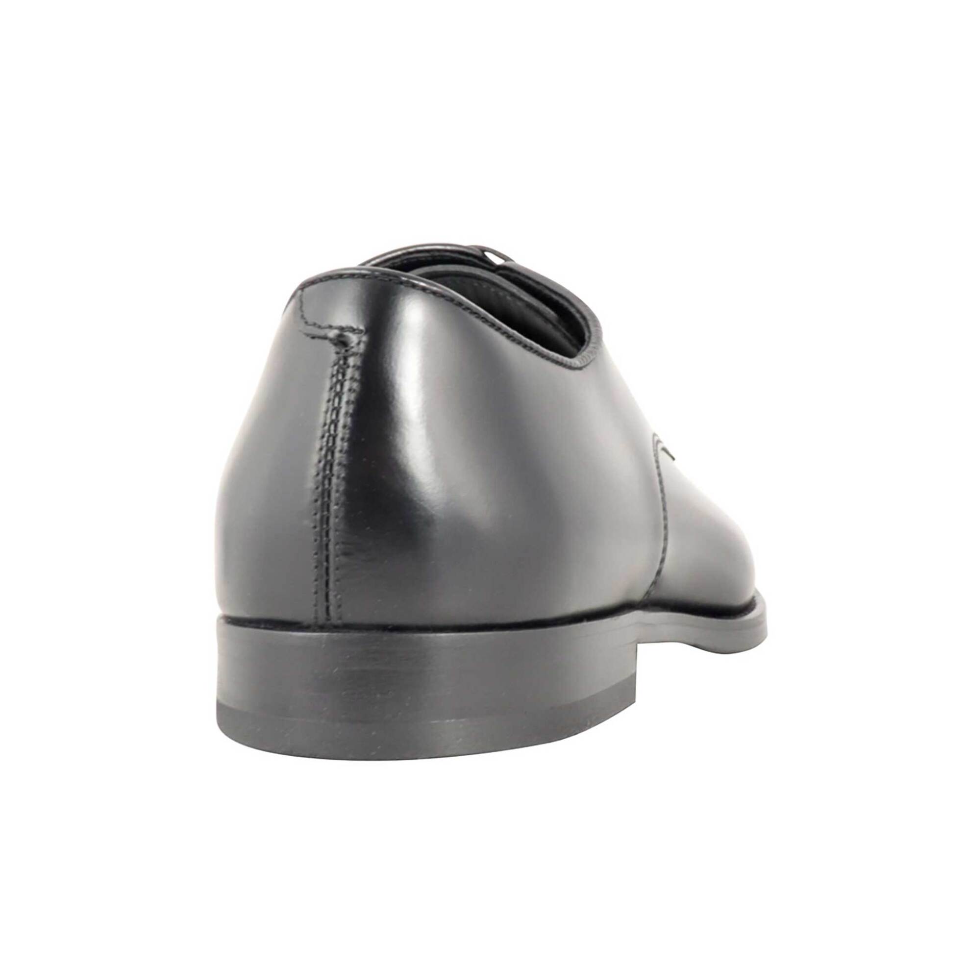 Doucal's ανδρικά δερμάτινα σκαρπίνια "Derby" - DU1003MONZUF028NN00 Μαύρο φωτογραφία