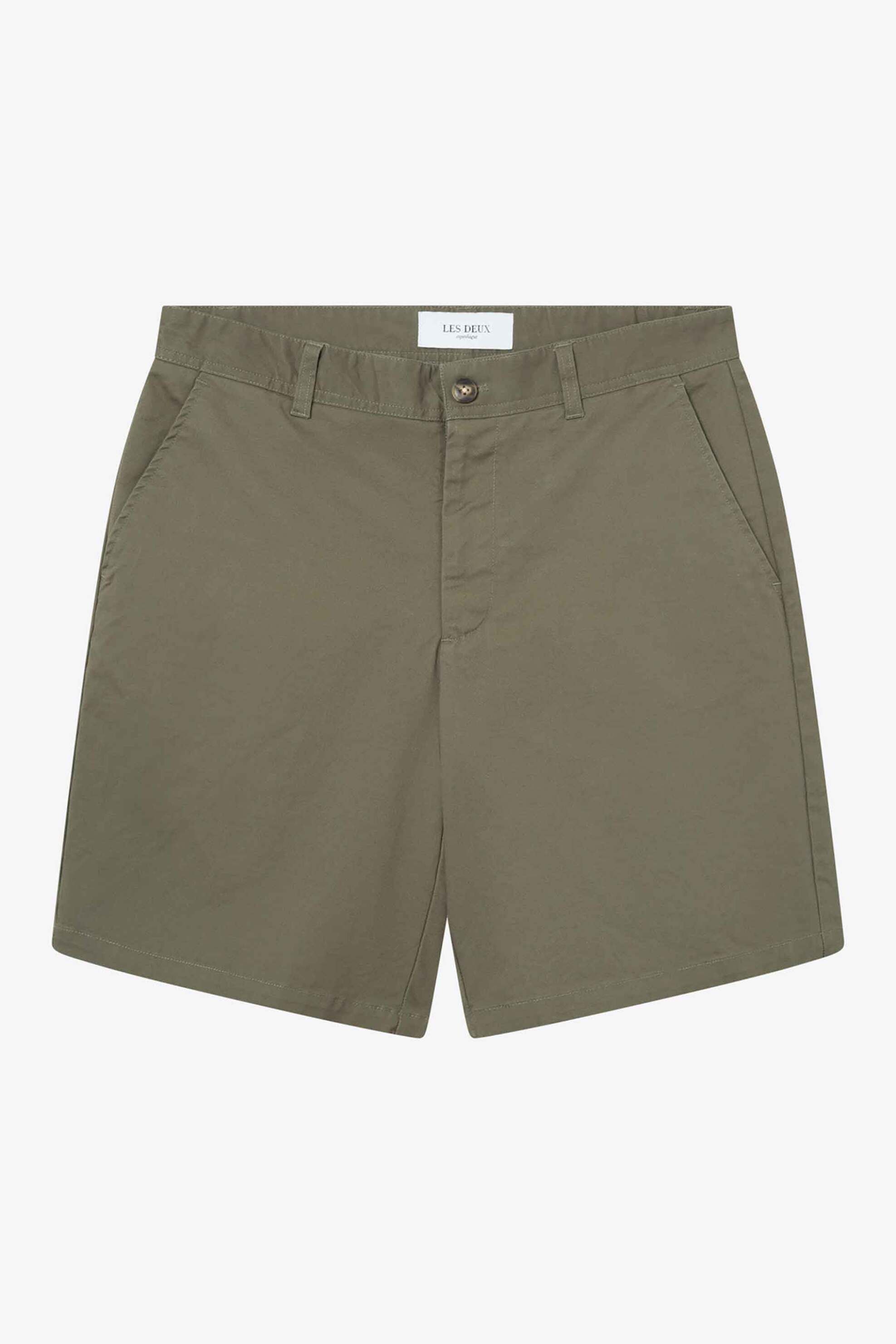 Les Deux Ανδρική Βερμούδα Chino Jared Twill - Ldm511028 Χακί