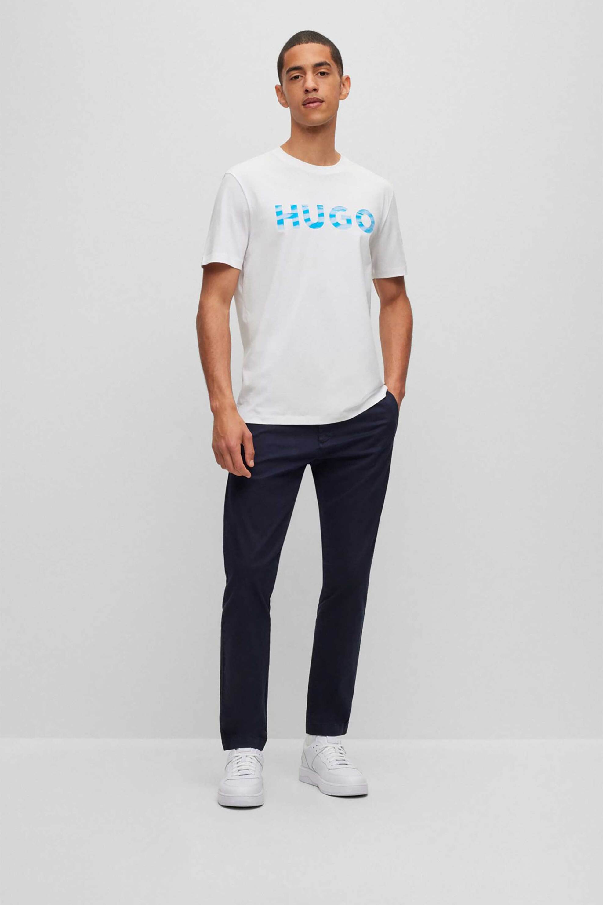 Hugo Boss ανδρικά sneakers basketball style "Κilian" - 50505057 Λευκό φωτογραφία