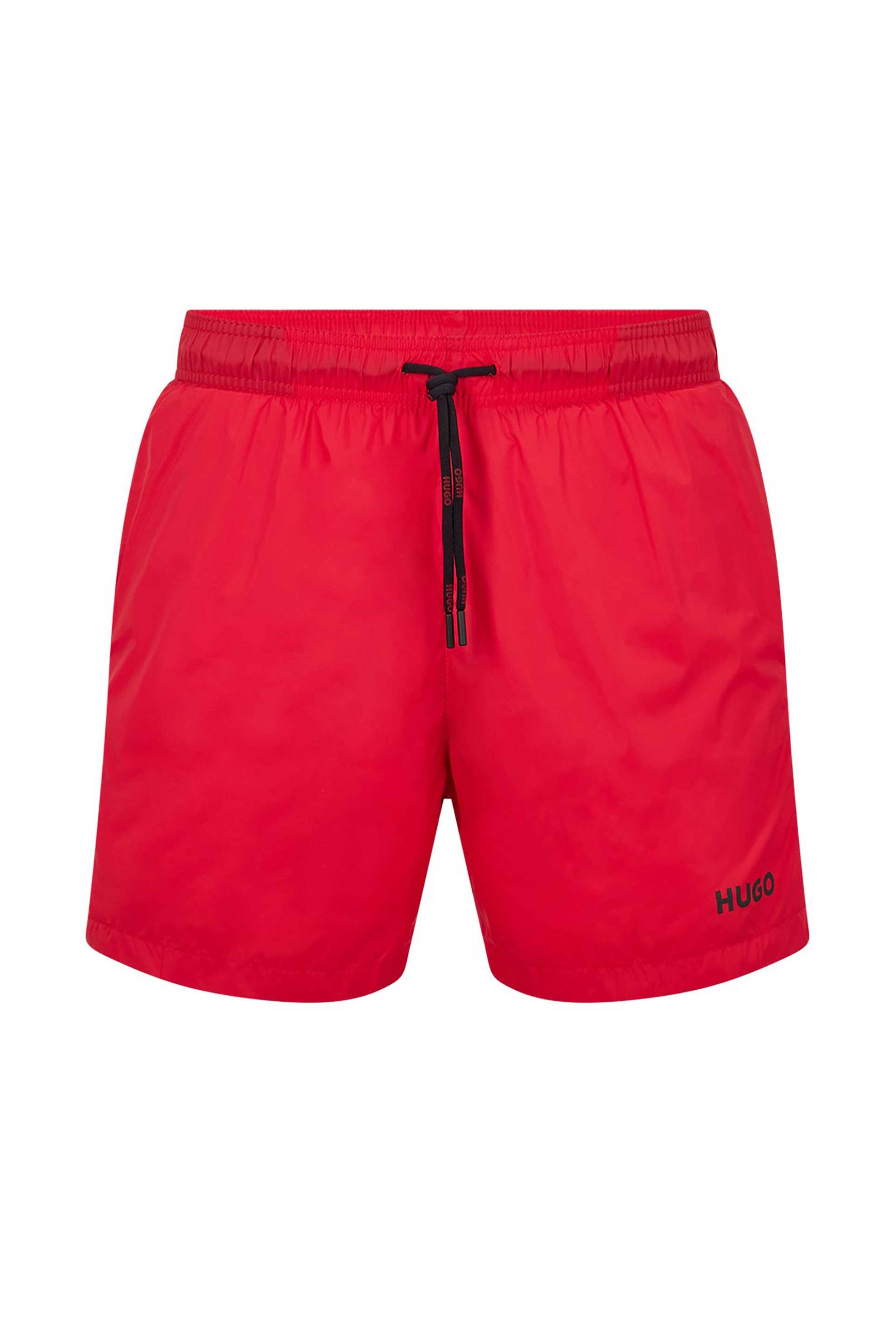 Hugo Boss Ανδρικό Μαγιό με Letter Logo Print Και Ρυθμιζόμενη Μέση Haiti - 50469312 Κόκκινο