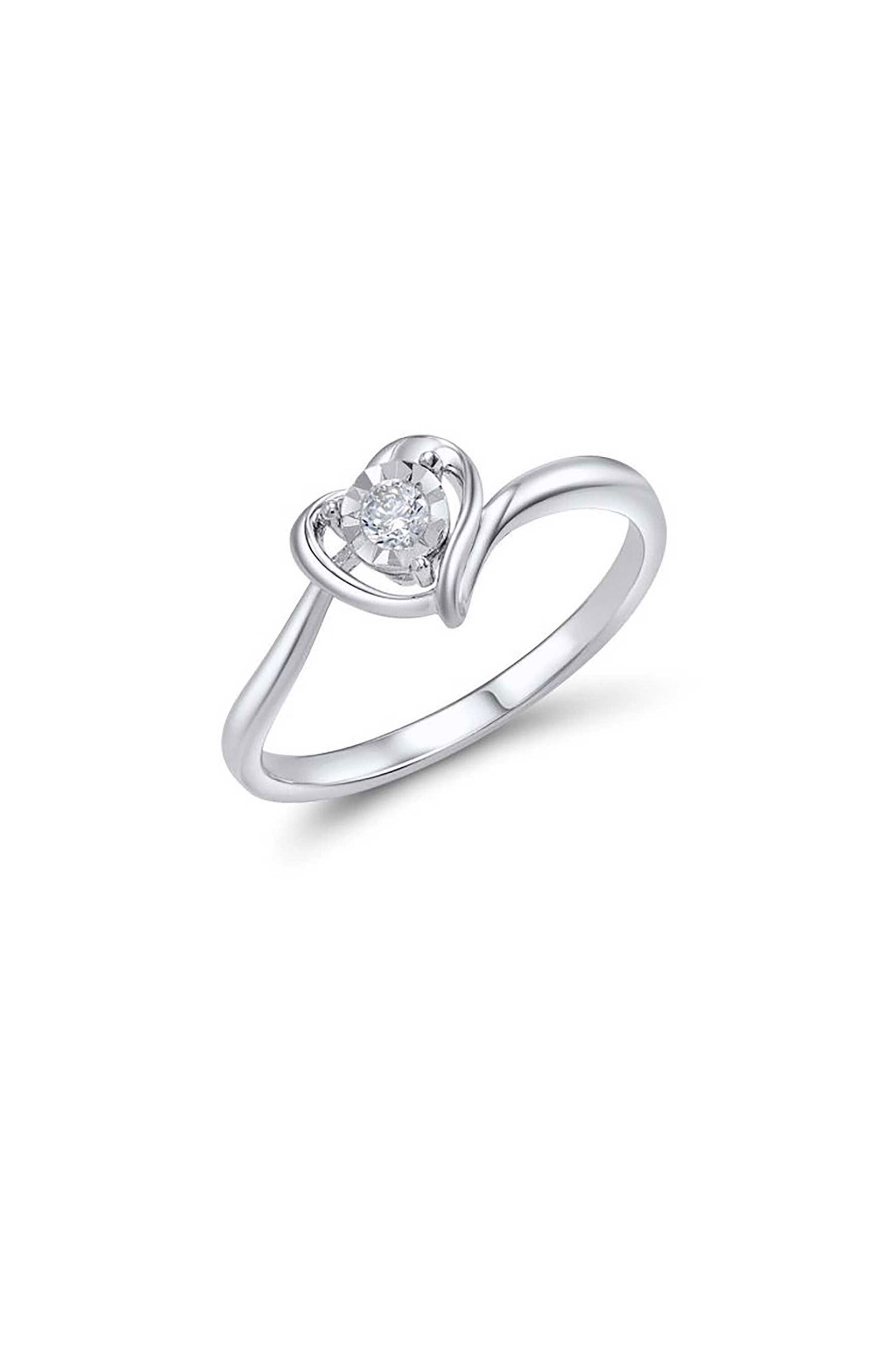 Li - LA - LO Li - LA - LO γυναικείο δαχτυλίδι από λευκό χρυσό 18K με διαμάντια μπριγιάν 