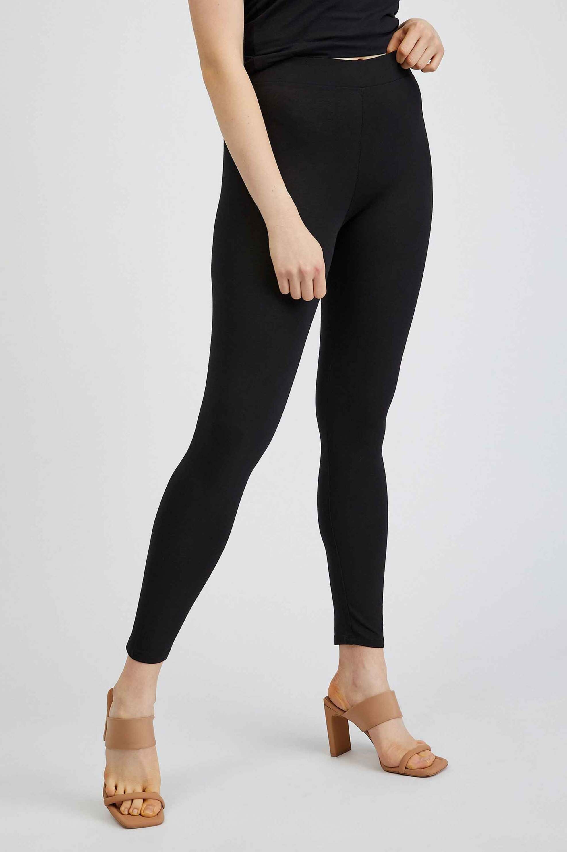 Orsay γυναικείο κολάν μονόχρωμο με ελαστική μέση - 193026-660000 Μαύρο φωτογραφία