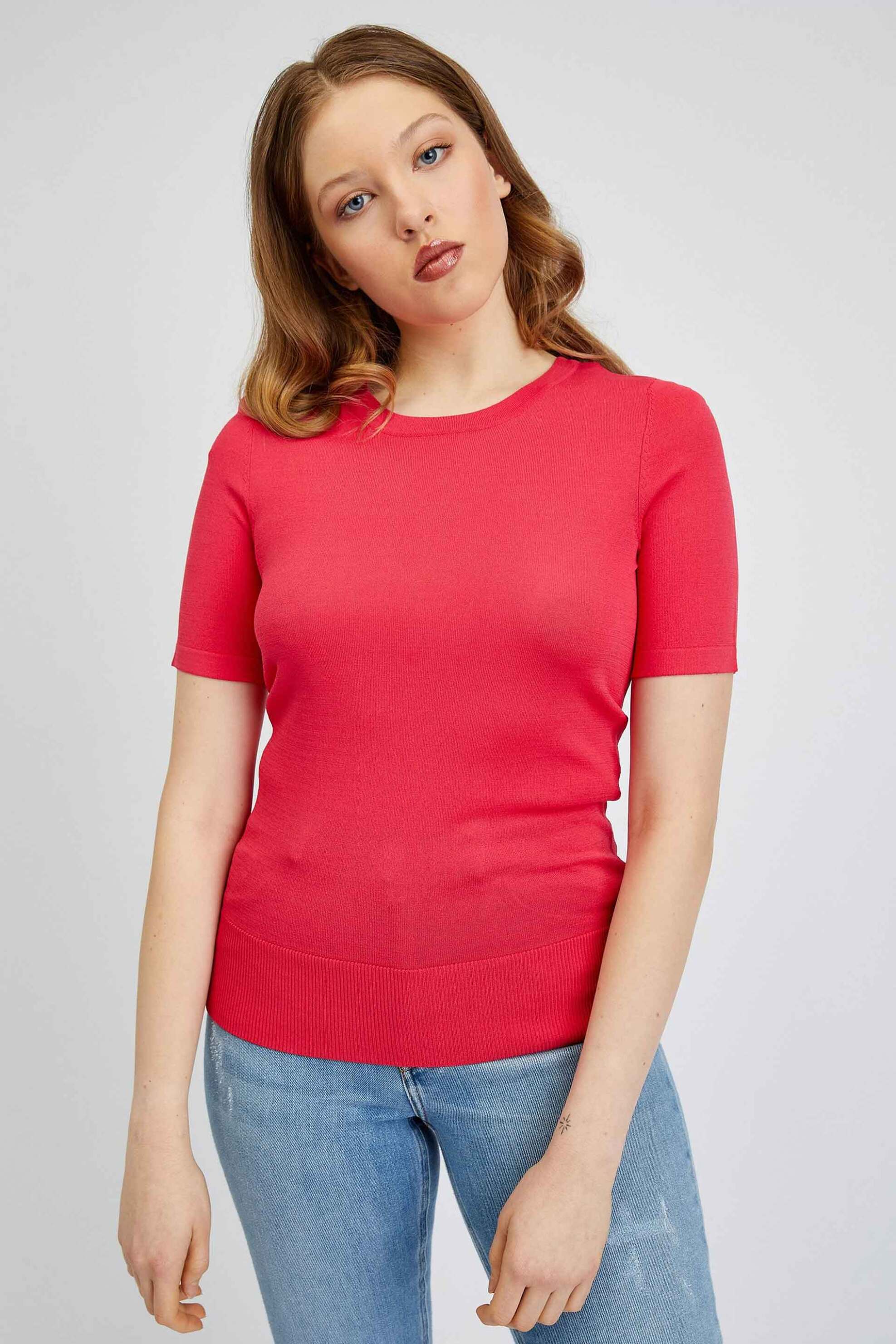 ORSAY Orsay γυναικείο πουλόβερ μονόχρωμο Slim Fit - 507500-324000 Φούξια 2025