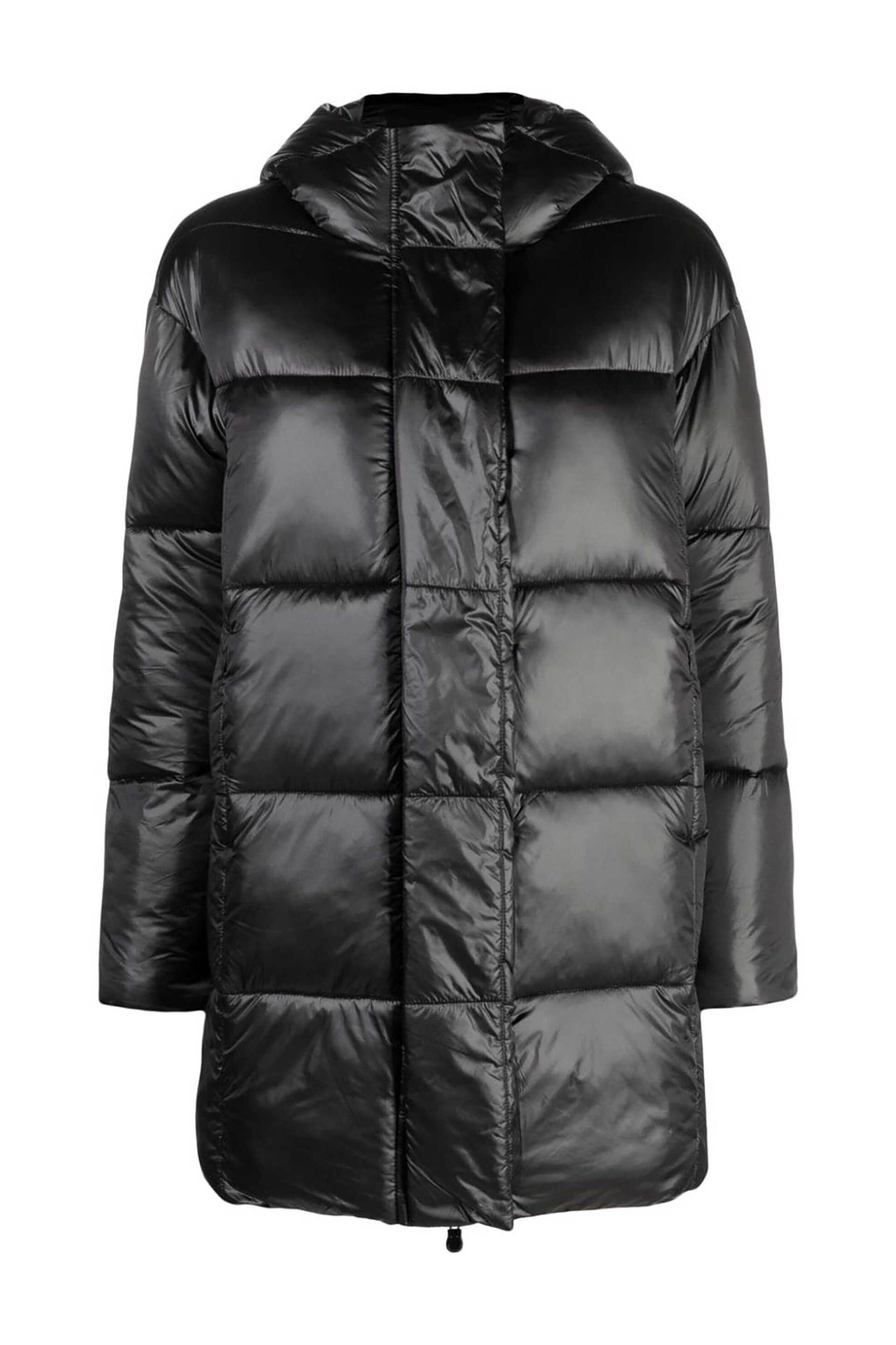 Save The Duck γυναικείο καπιτονέ μπουφάν με κουκούλα "Sida" - D41259WGLAM17 Μαύρο φωτογραφία