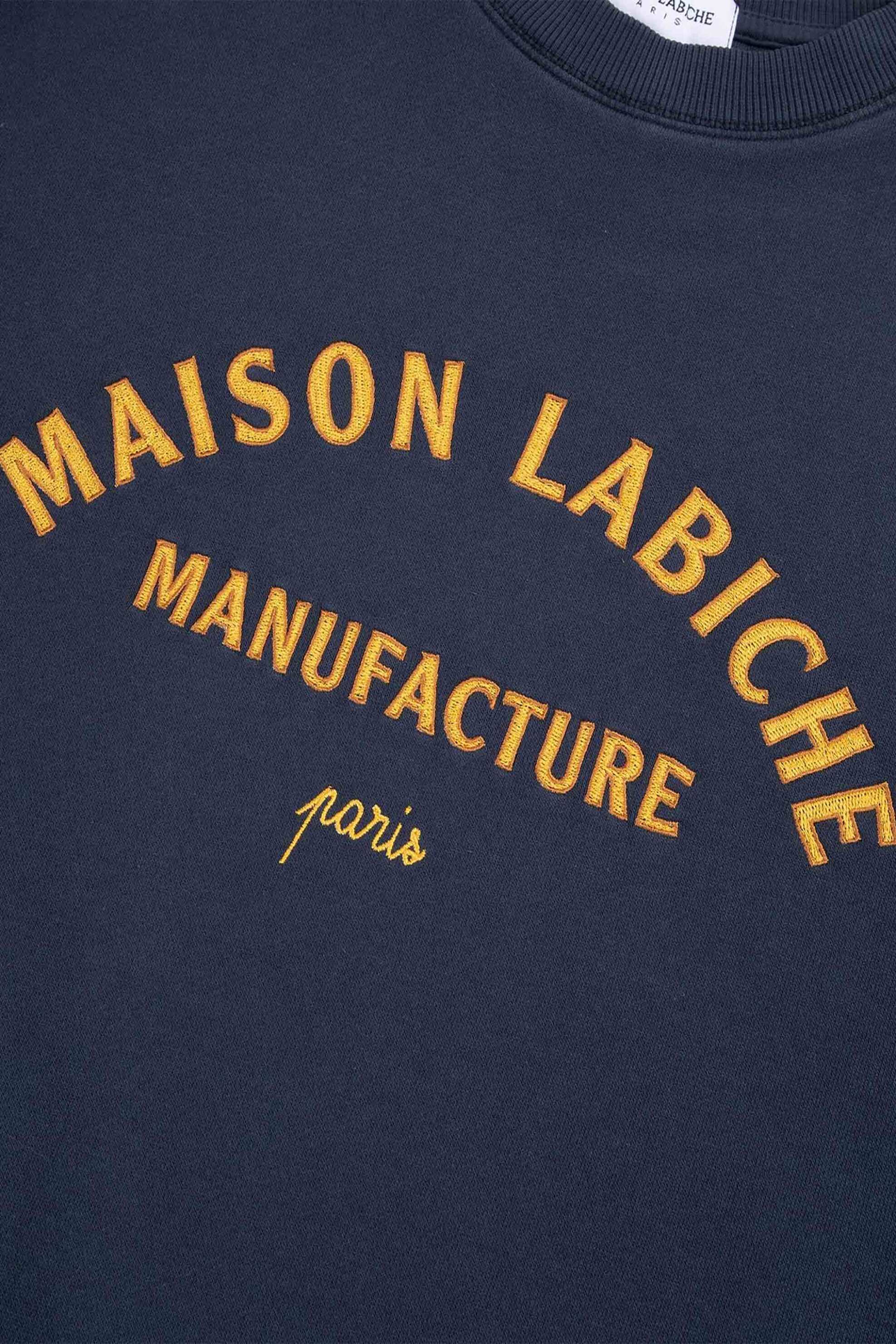 Maison Labiche ανδρικό φούτερ "Mini Manufacture Charonne" - RMCHARONMANUF Μπλε Σκούρο φωτογραφία