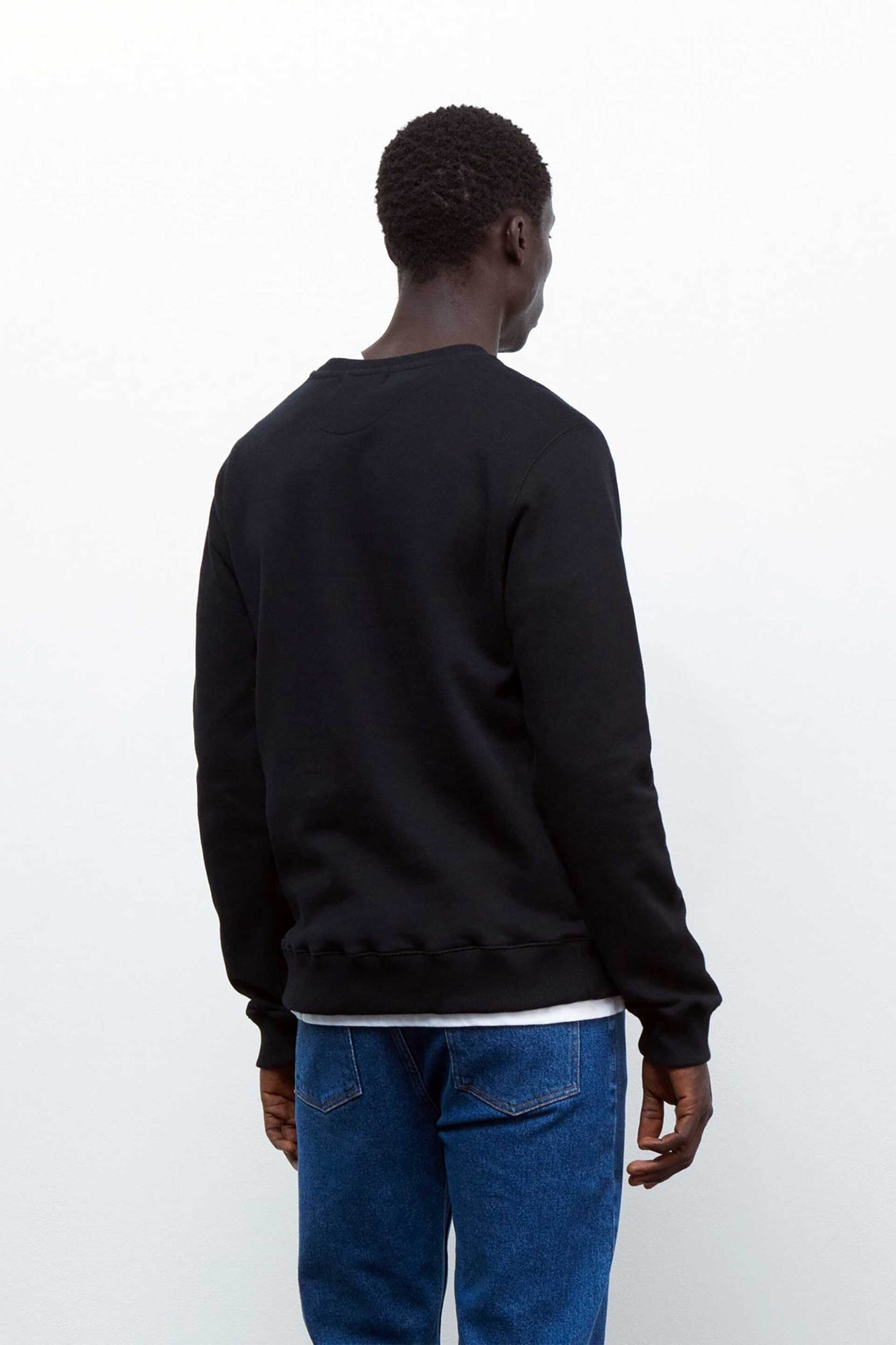 Maison Labiche ανδρικό φούτερ "Old Fashionned Charonne" - RMCHARONOLD Μαύρο φωτογραφία