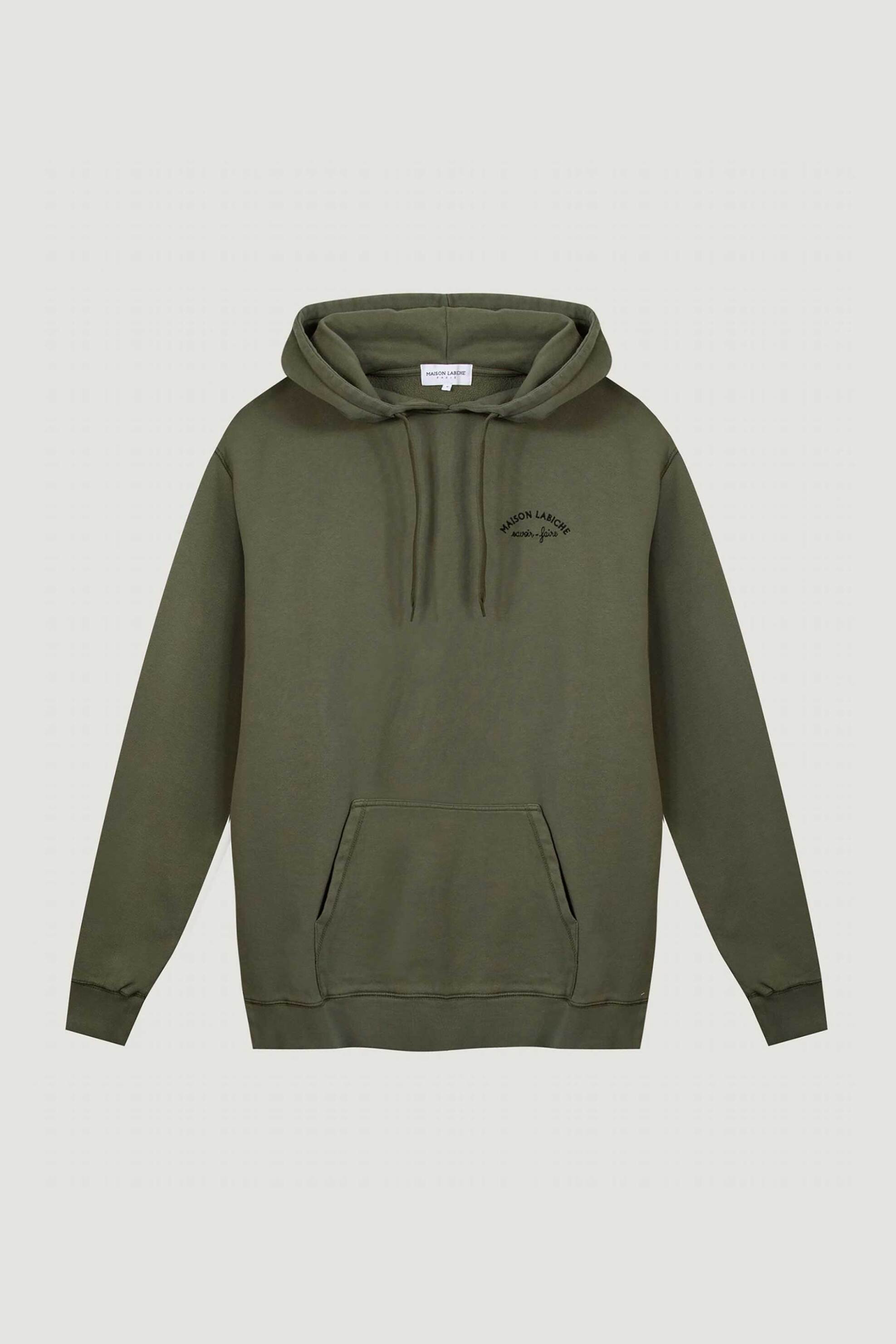 Maison Labiche ανδρικό φούτερ με κουκούλα "Mini Manufacture Crozatier" - RMCROZAMINIM Χακί