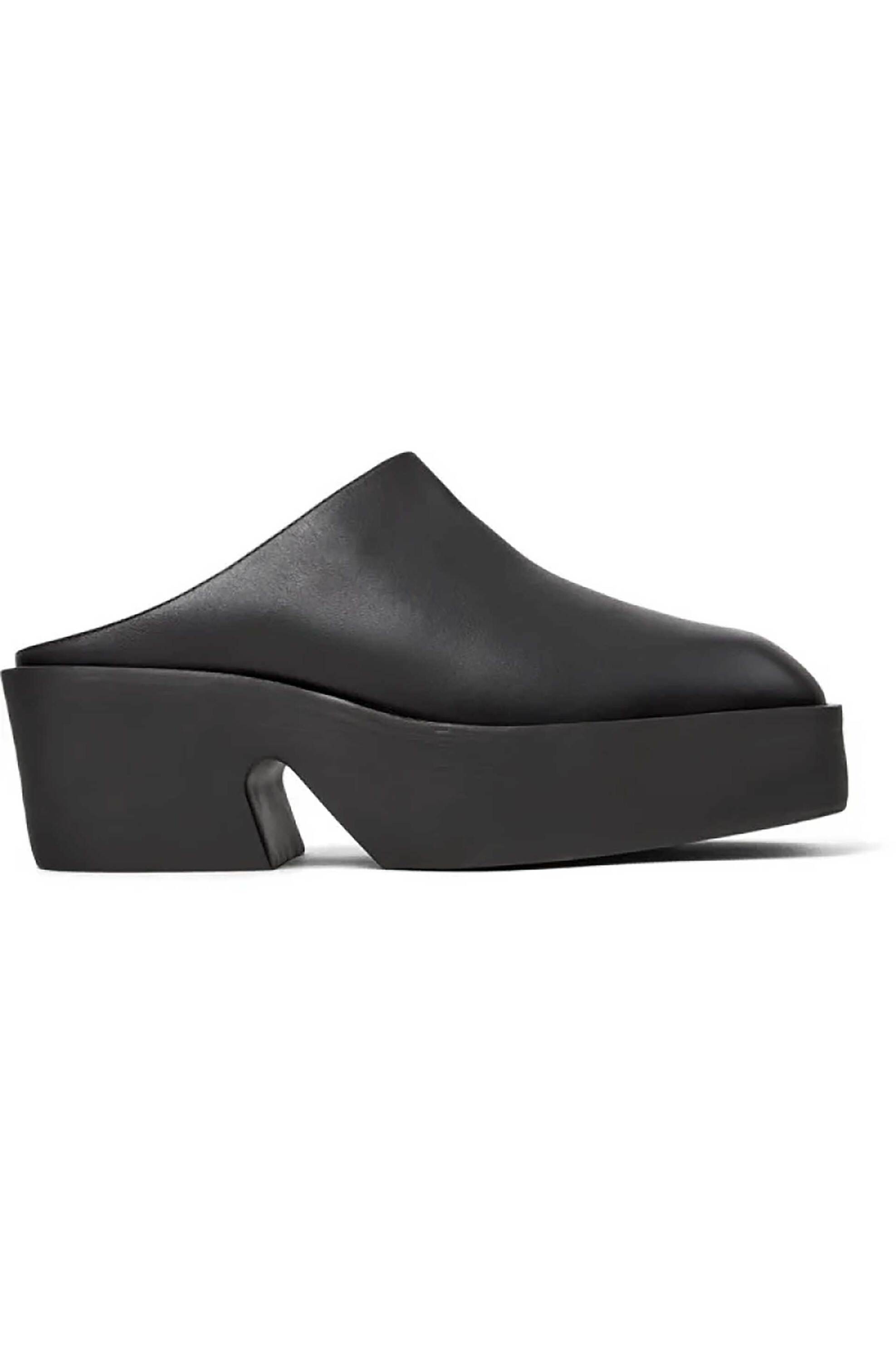 CAMPER Camper γυναικεία δερμάτινα mules "Billie" - K201674-001 Μαύρο
