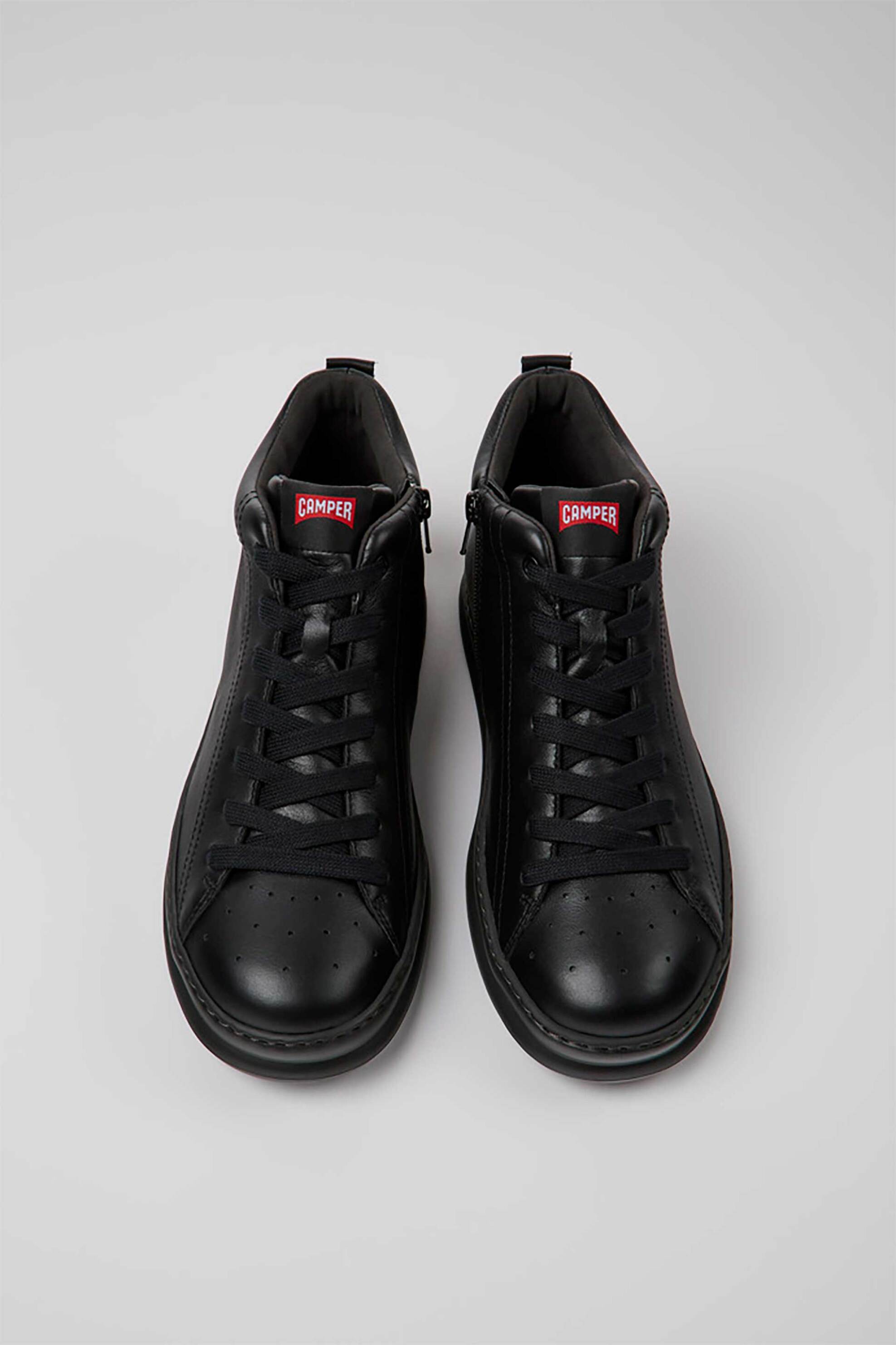 Camper ανδρικά δερμάτινα μποτάκια sneakers "Runner" - K300347-001 Μαύρο φωτογραφία