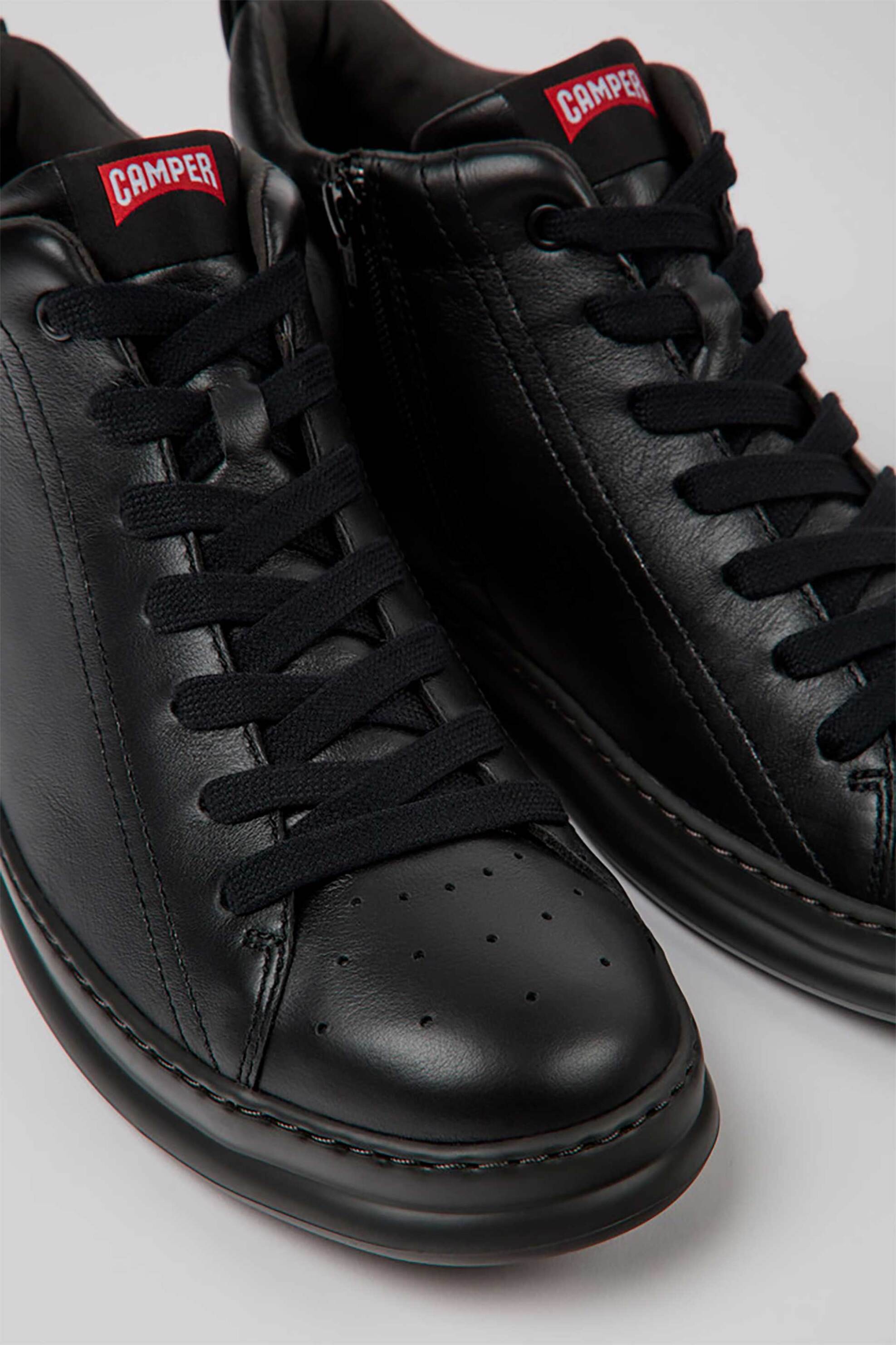 Camper ανδρικά δερμάτινα μποτάκια sneakers "Runner" - K300347-001 Μαύρο φωτογραφία