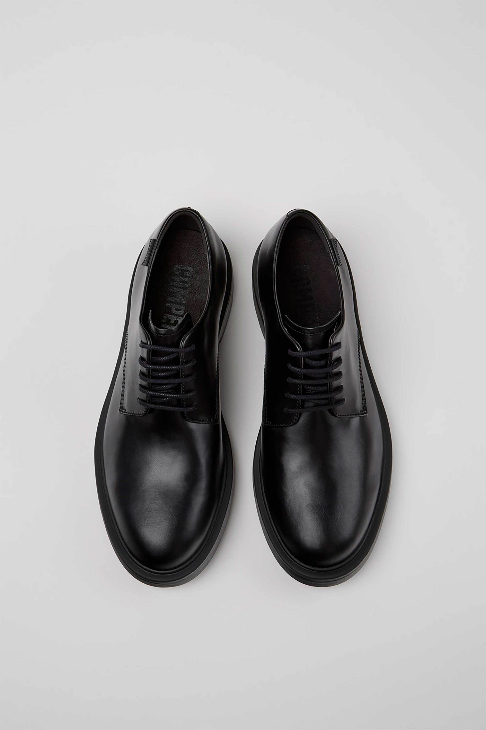 Camper ανδρικά δερμάτινα oxford "Dean" - K100979-001 Μαύρο φωτογραφία