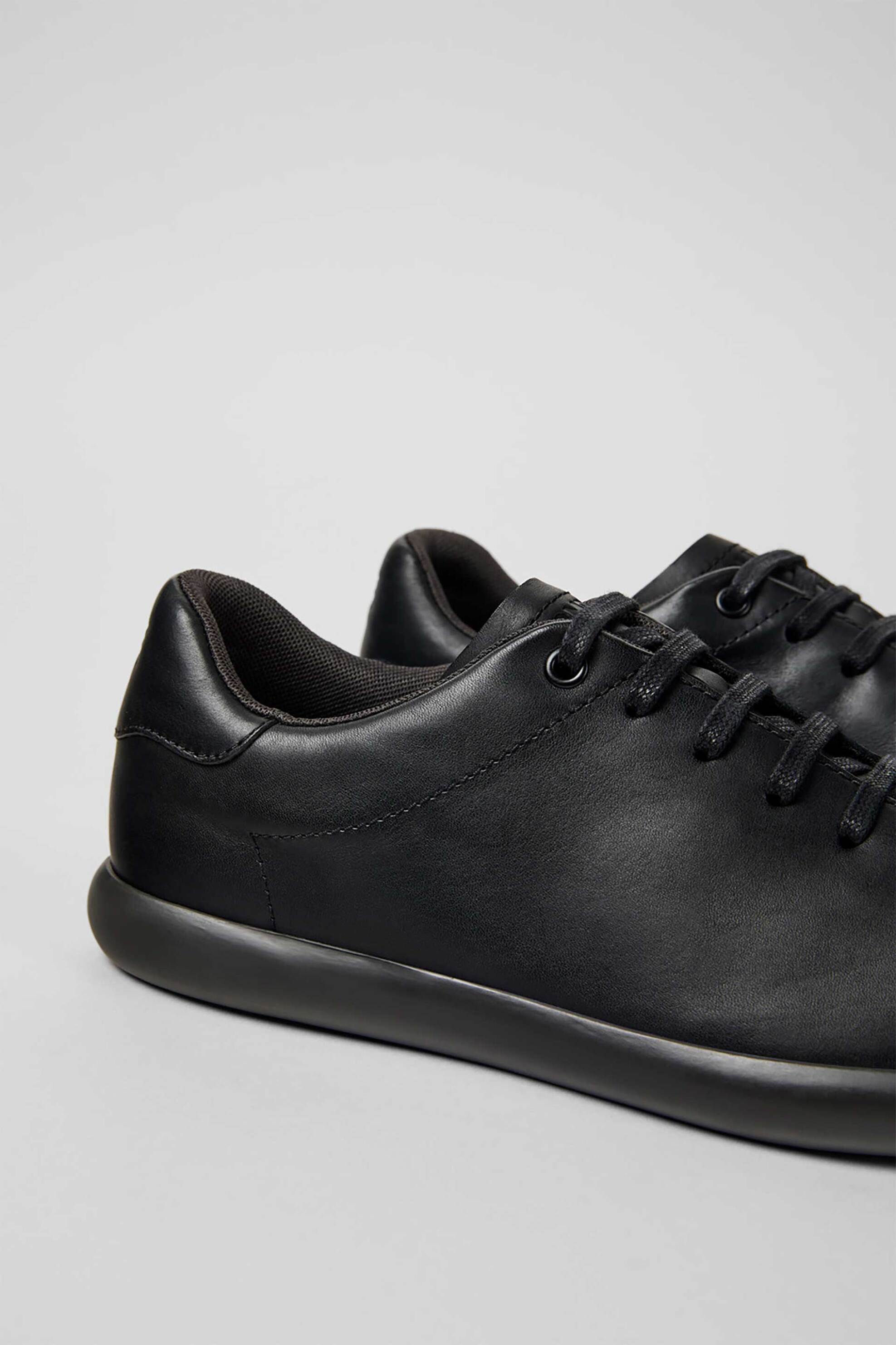 Camper Ανδρικά Δερμάτινα Sneakers Pelotas Soller - K101003-001 Μαύρο