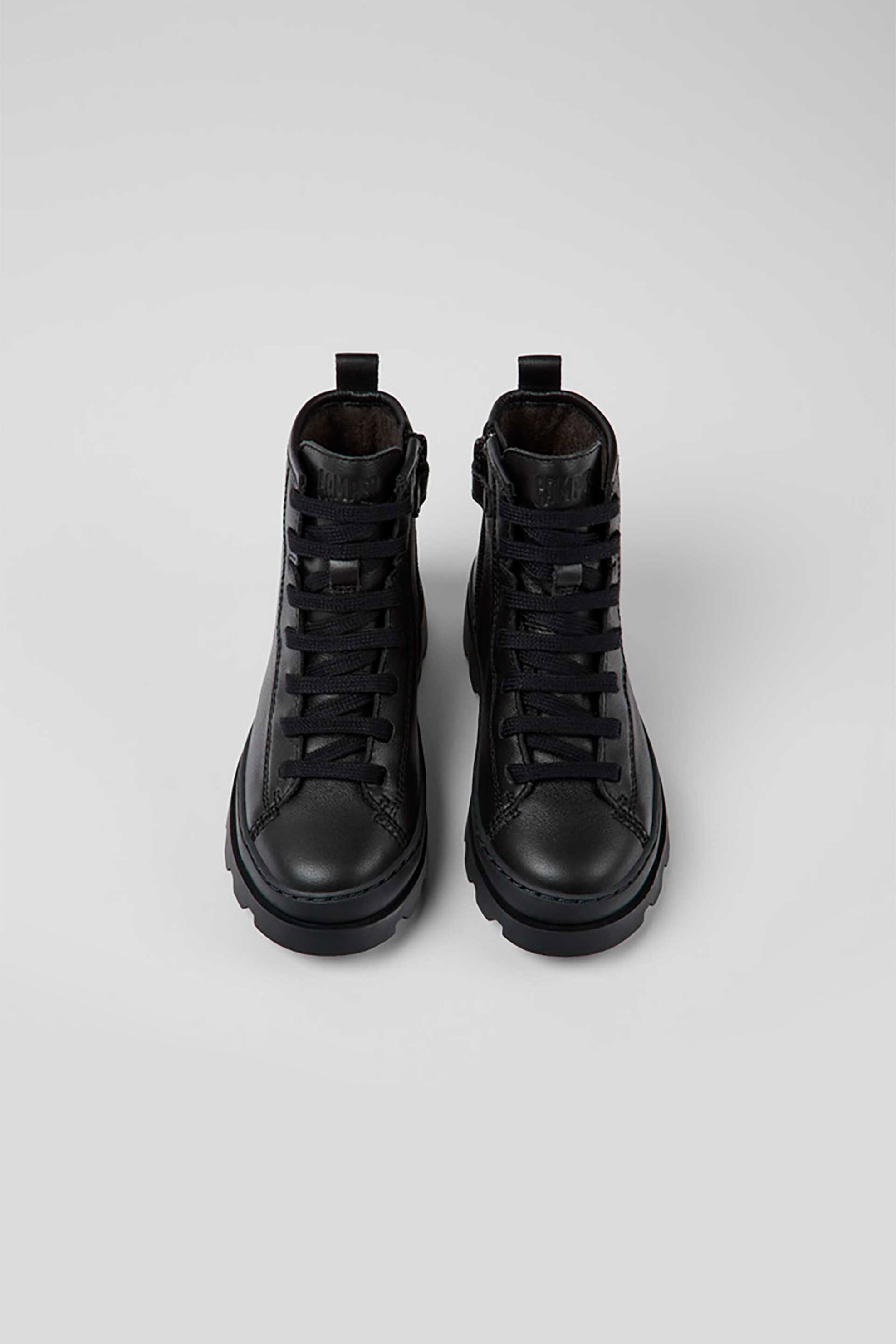 Camper παιδικά δερμάτινα μποτάκια "Brutus" (28-38) - K900179-002-1 Μαύρο φωτογραφία