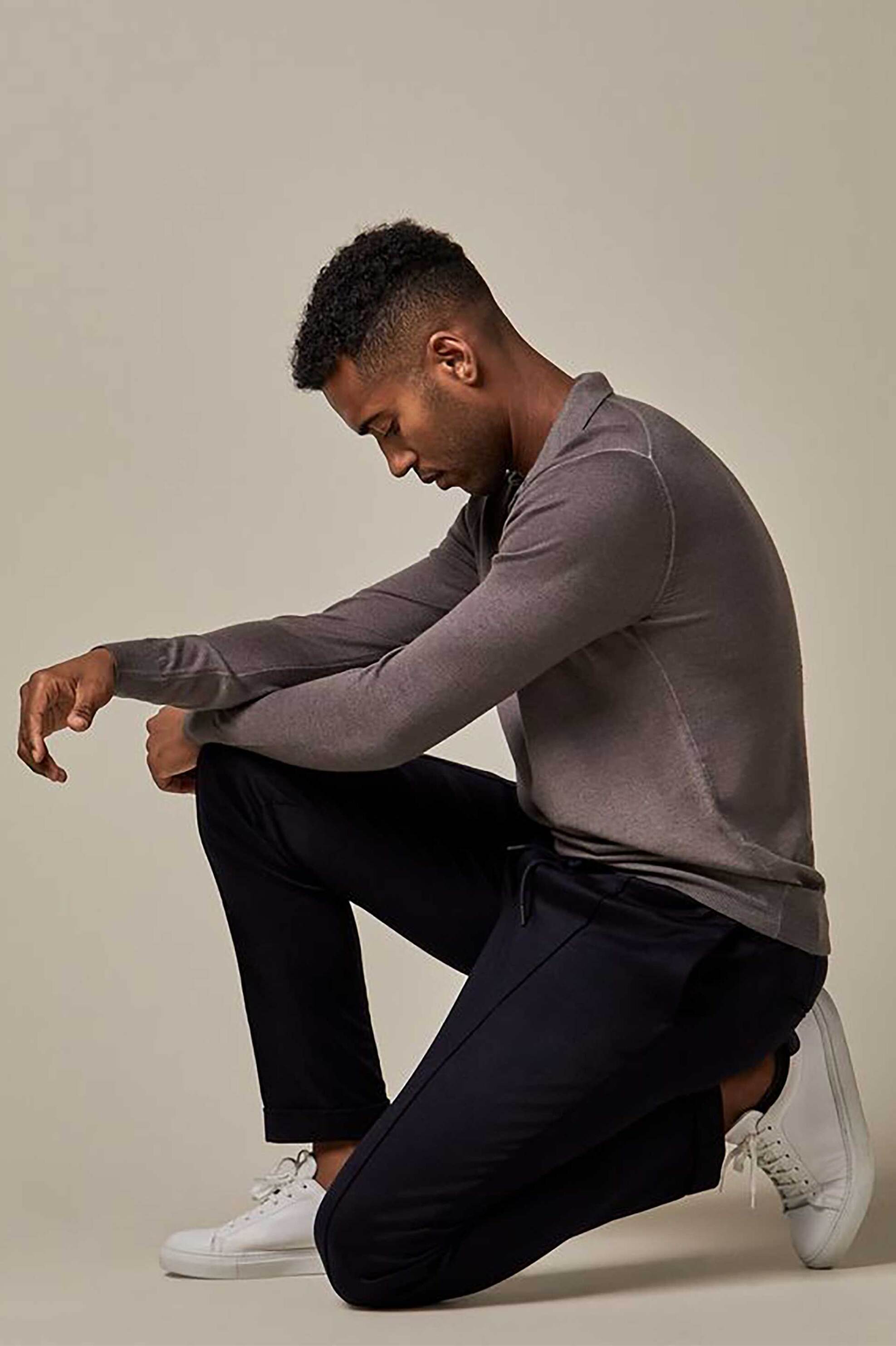 Profuomo ανδρικό casual παντελόνι Slim Fit "841" - PPUQ30019A Σκούρο Μπλε