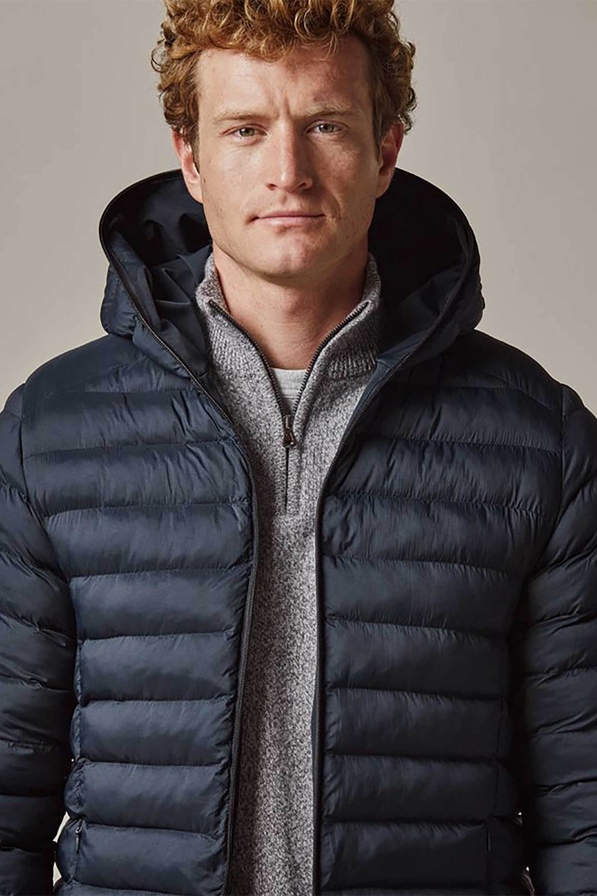 Profuomo ανδρικό bomber μπουφάν αδιάβροχο διπλής όψης - PPUU30012A Σκούρο Μπλε φωτογραφία