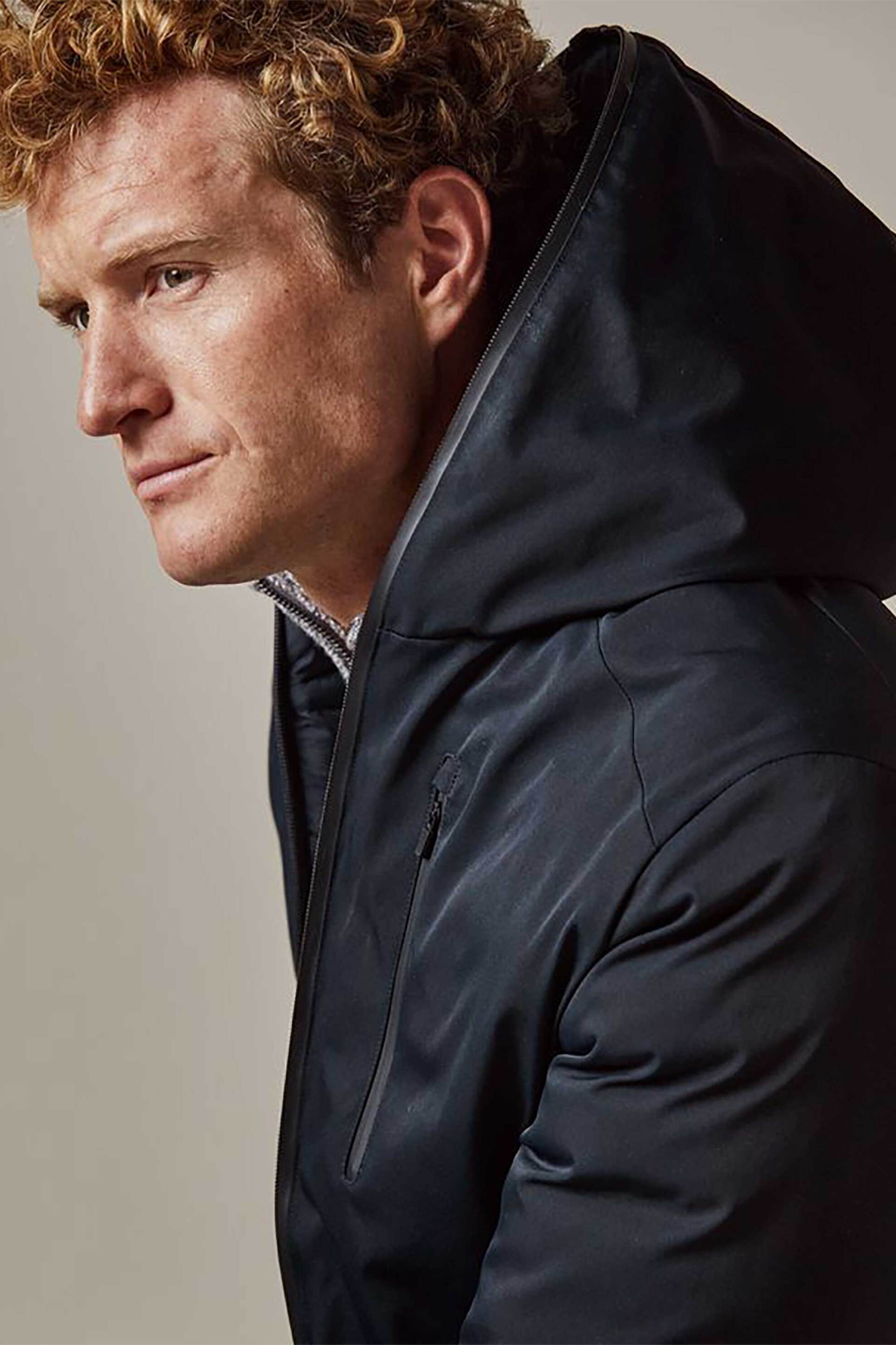 Profuomo ανδρικό bomber μπουφάν αδιάβροχο διπλής όψης - PPUU30012A Σκούρο Μπλε φωτογραφία