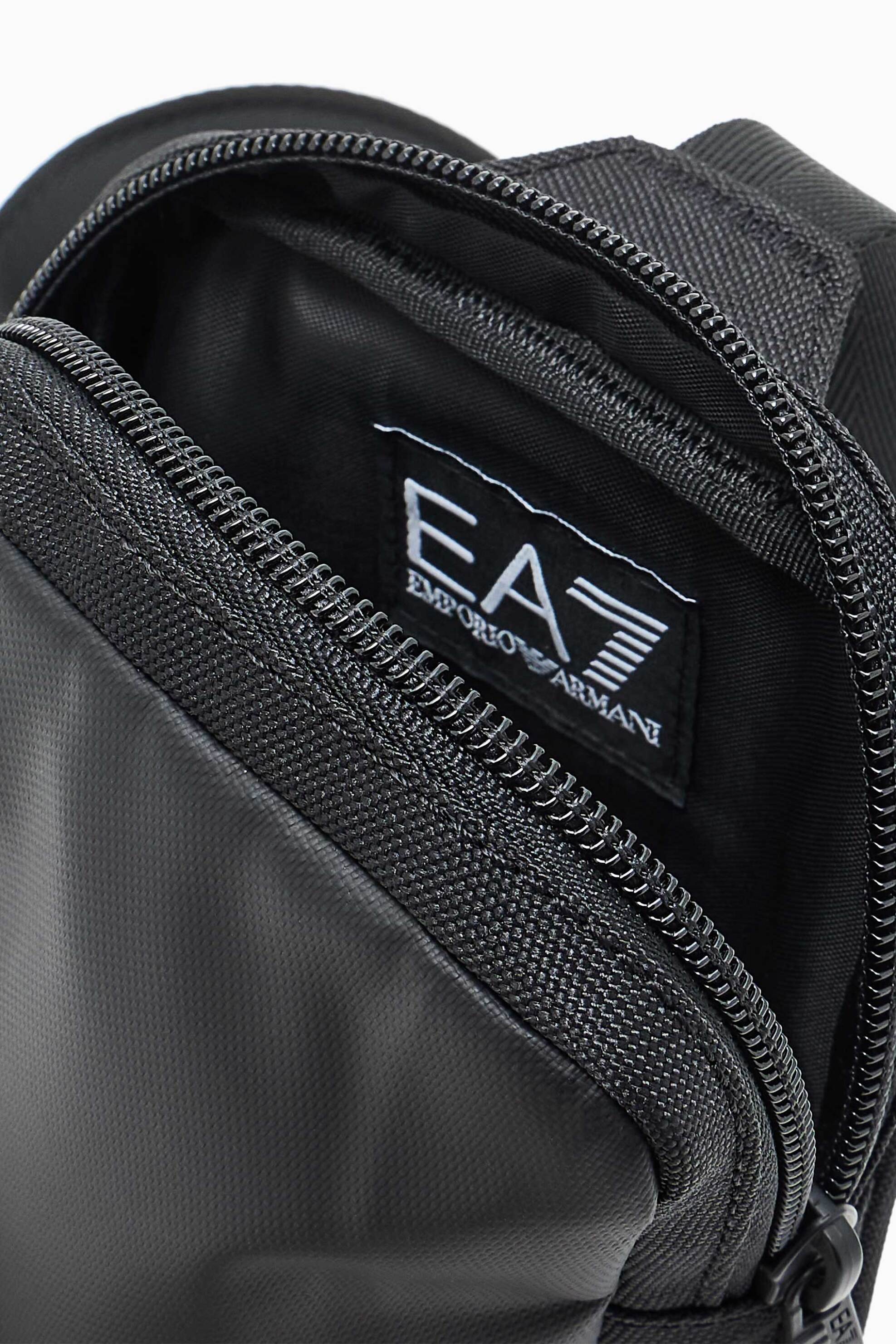 Ea7 Unisex Τσαντάκι Crossbody με Λογότυπο - 7X000058Af19722 Μαύρο