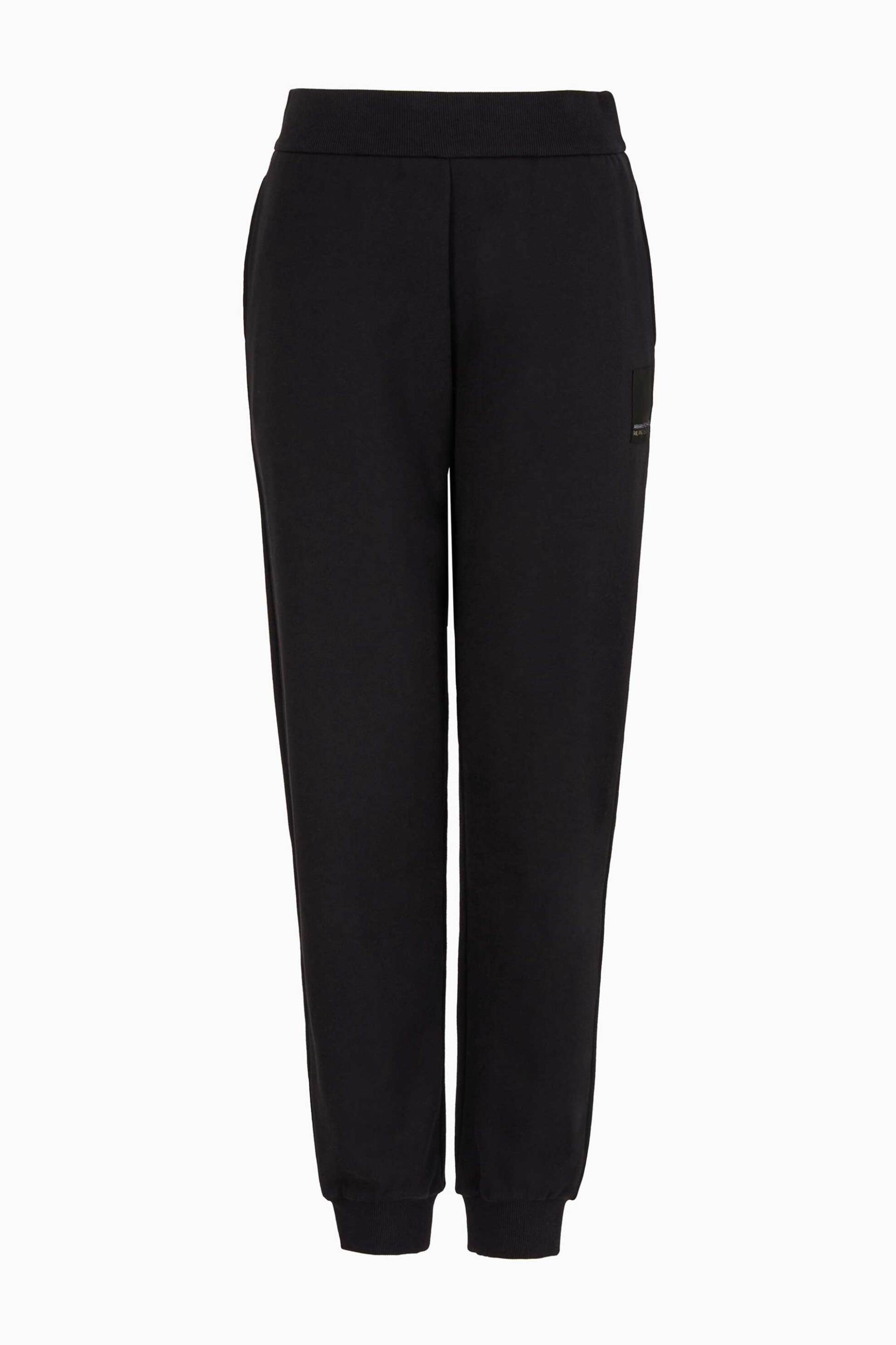 Armani Exchange Γυναικείο Παντελόνι Φόρμας με Λογότυπο - 3Dyp91Yjfdz Μαύρο