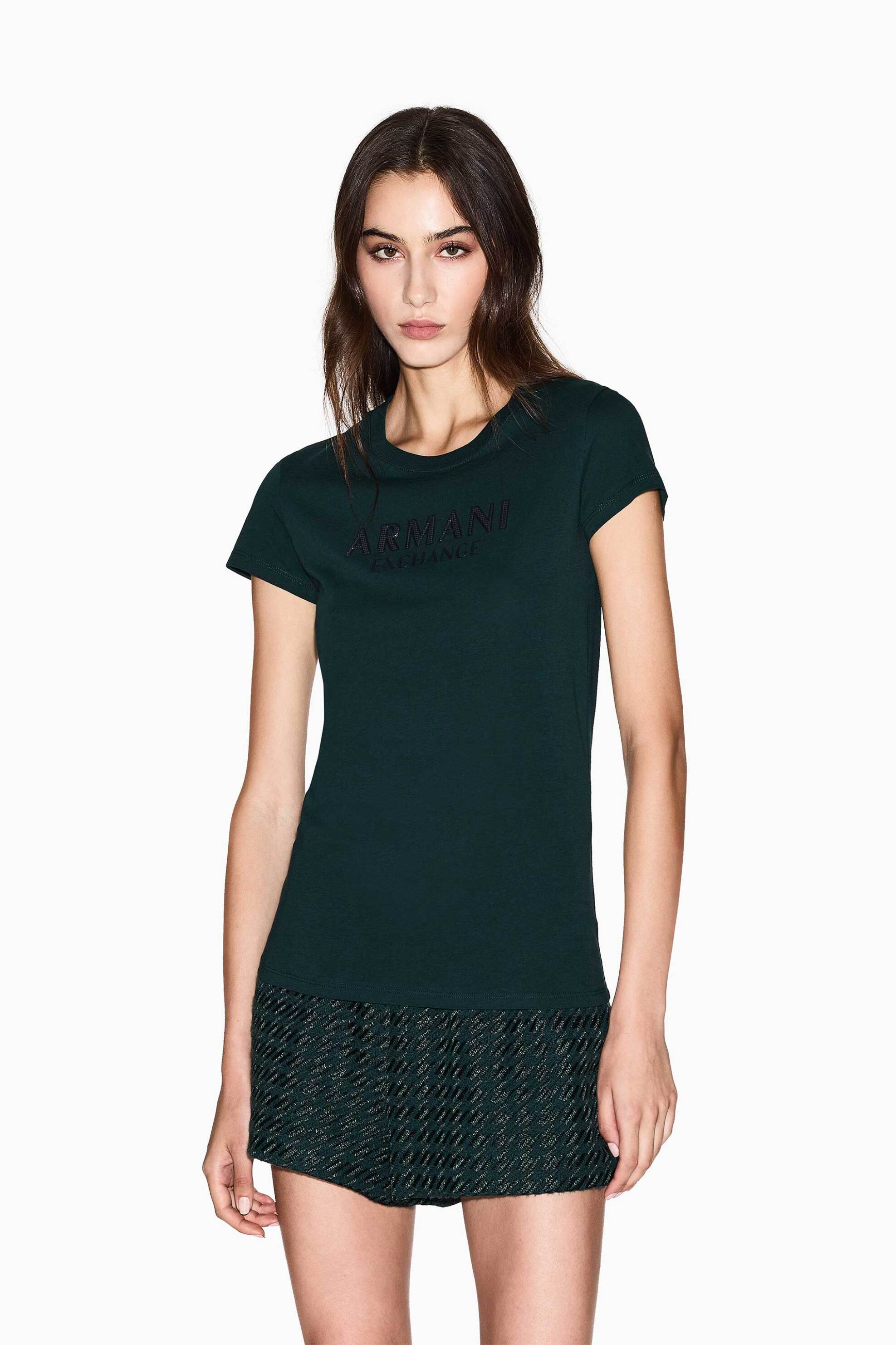 Γυναικεία t-shirts armani exchange σε πρασινο