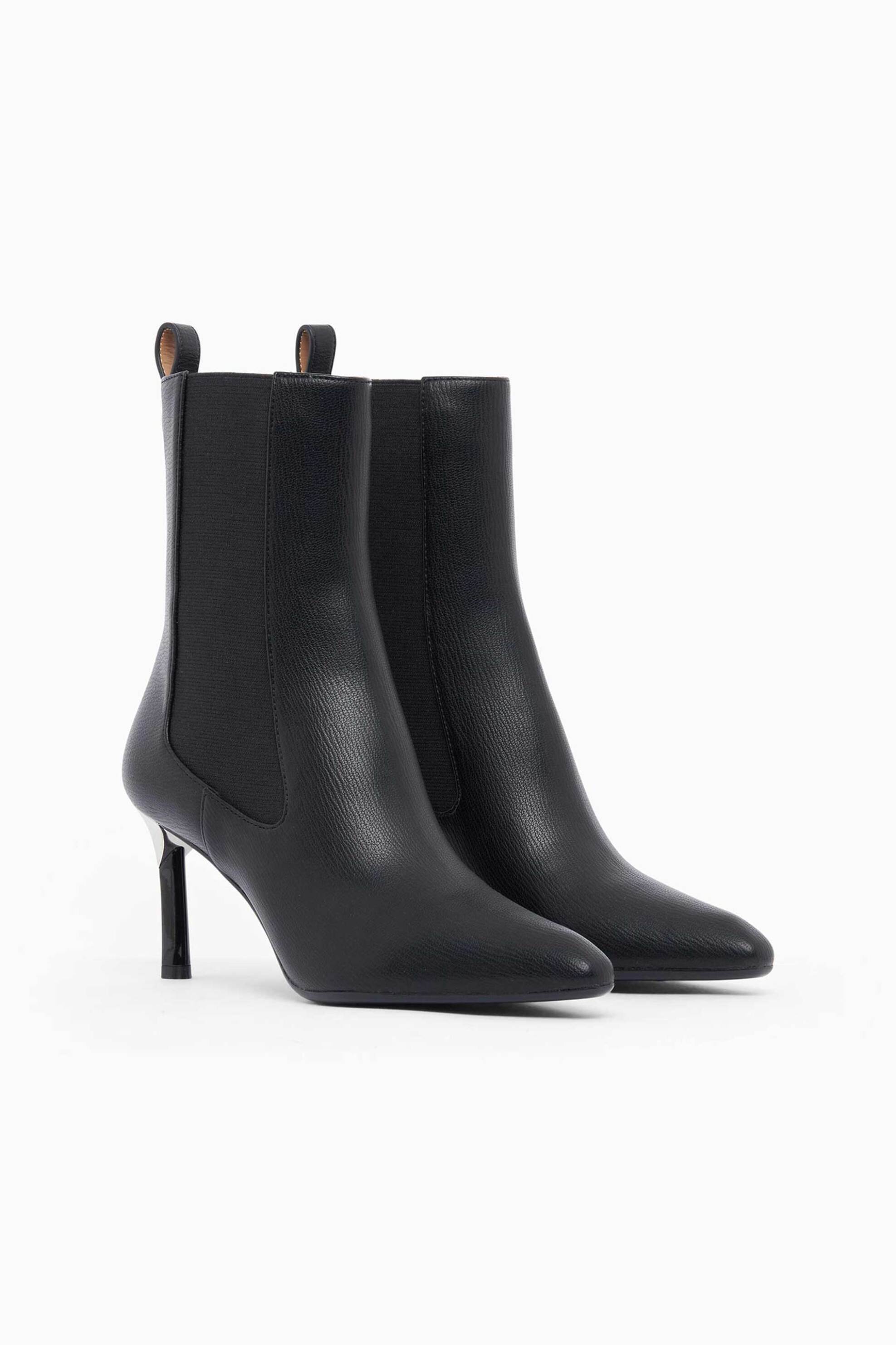 Armani Exchange γυναικεία μποτάκια slip-on - XW003097AF27458 Μαύρο