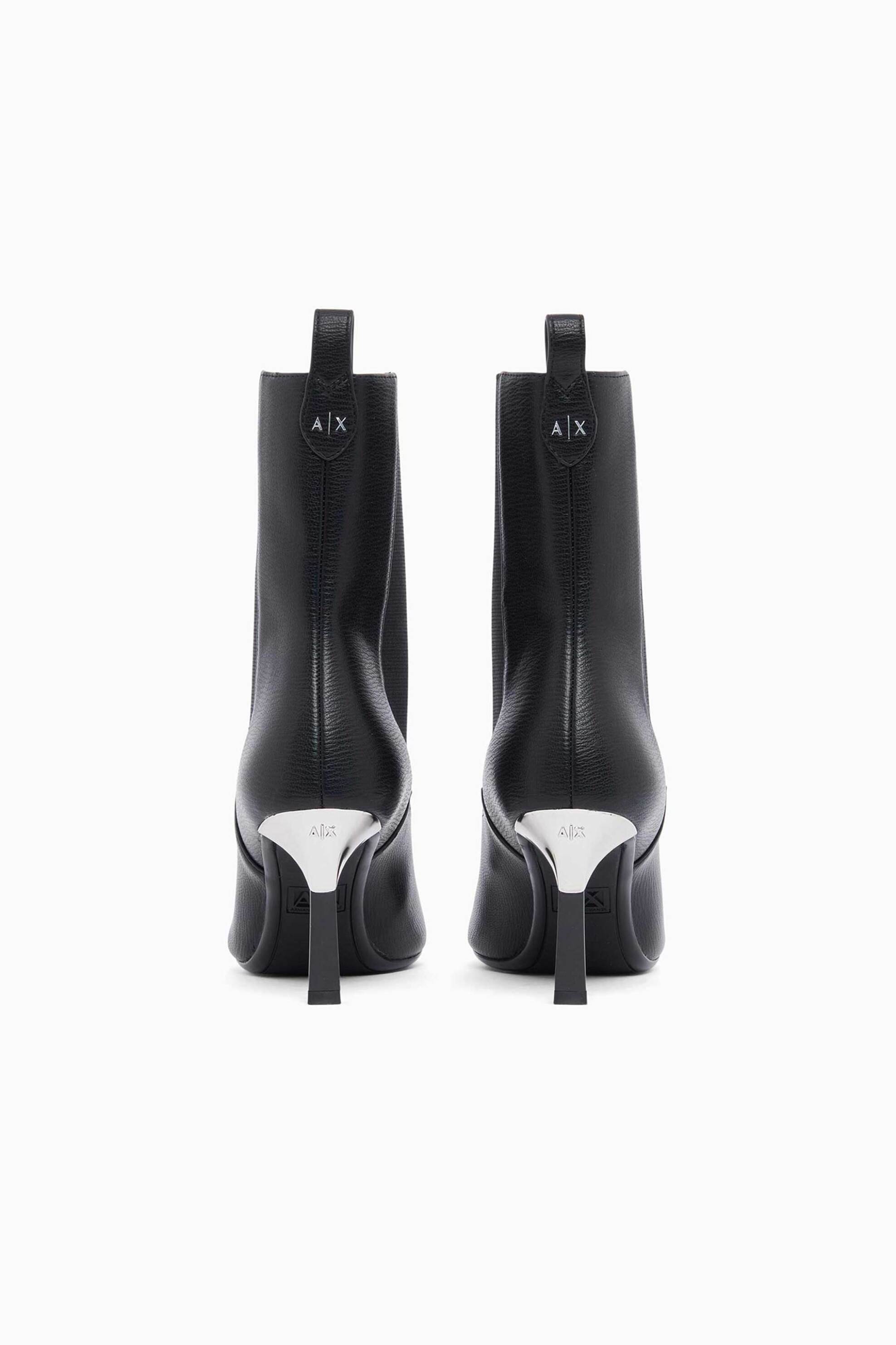 ARMANI EXCHANGE Armani Exchange γυναικεία μποτάκια slip-on - XW003097AF27458 Μαύρο - 3
