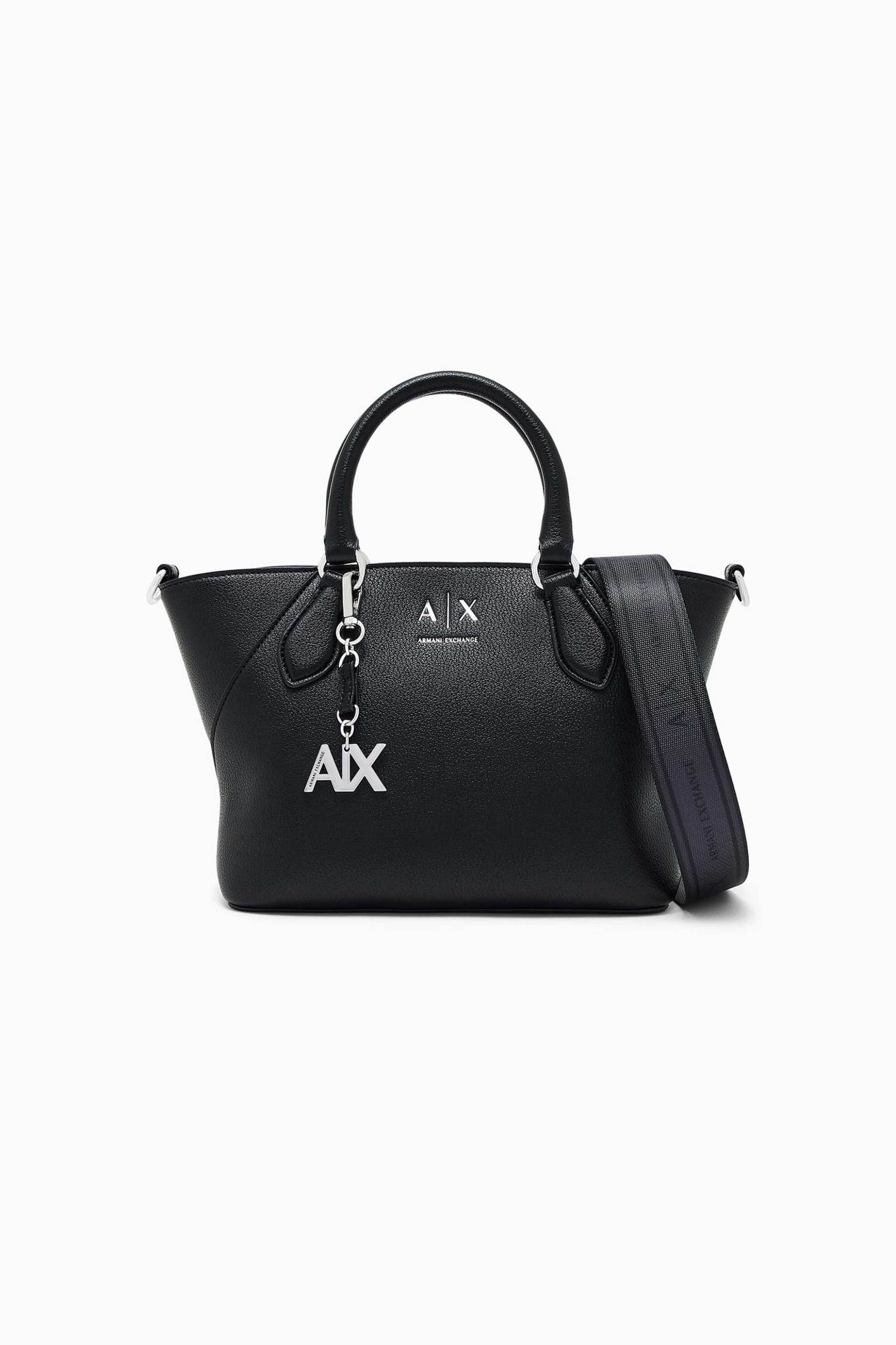 ARMANI EXCHANGE Armani Exchange γυναικεία τσάντα χειρός με monogram - XW003143AF26569 Μαύρο