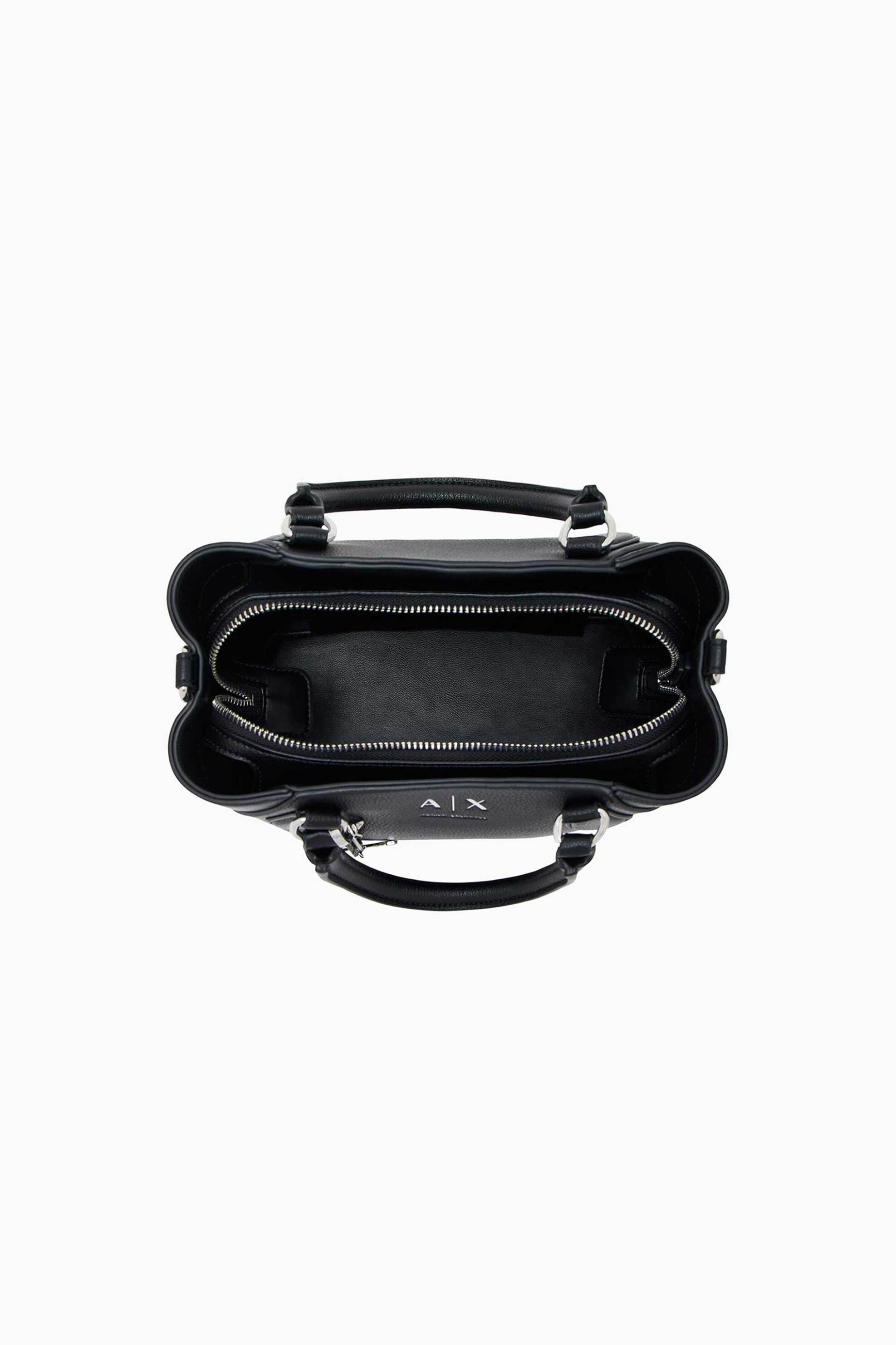 ARMANI EXCHANGE Armani Exchange γυναικεία τσάντα χειρός με monogram - XW003143AF26569 Μαύρο - 4