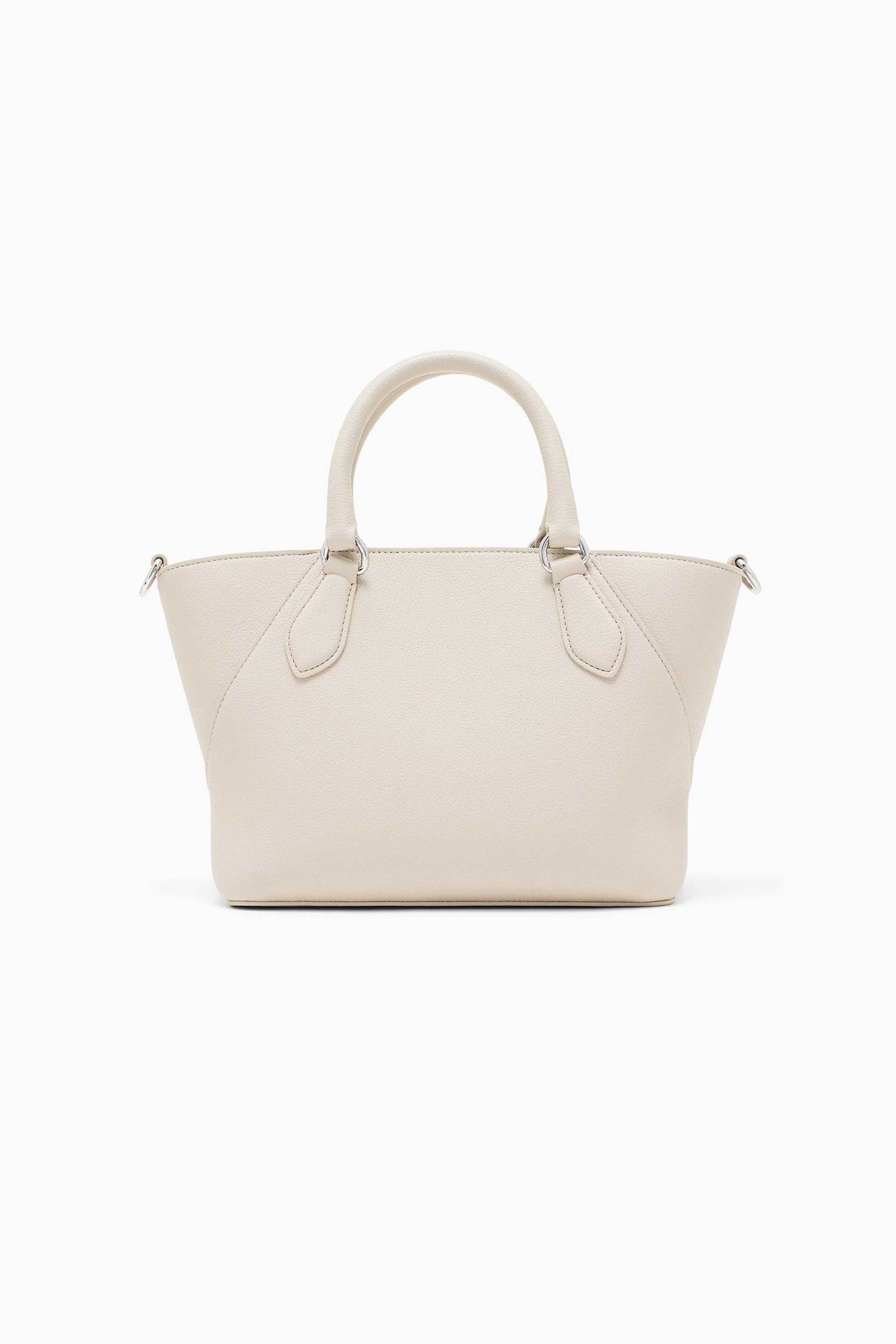 ARMANI EXCHANGE Armani Exchange γυναικεία τσάντα χειρός με monogram - XW003143AF26569 Υπόλευκο - 3