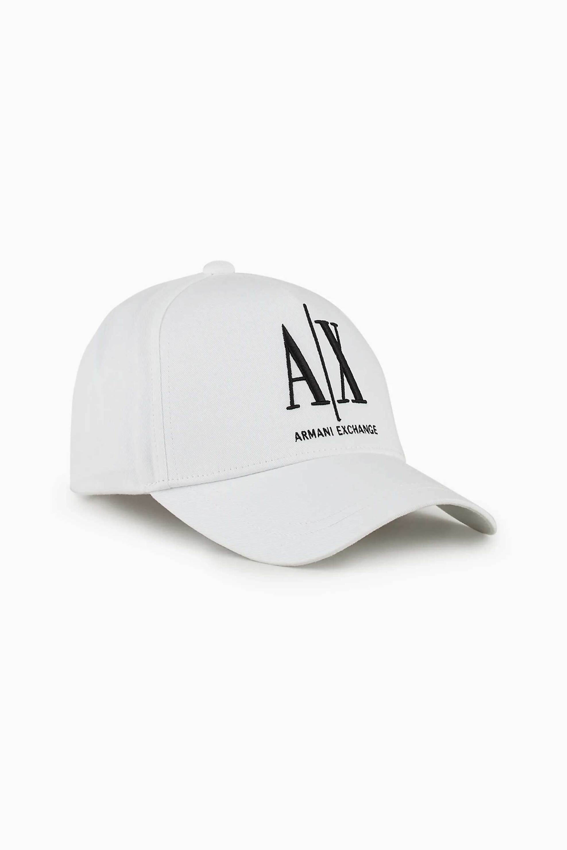 Ανδρική Μόδα > Ανδρικά Αξεσουάρ > Ανδρικά Καπέλα & Σκούφοι Armani Exchange ανδρικό καπέλο με κεντημένο λογότυπο - 954047CC811 Λευκό