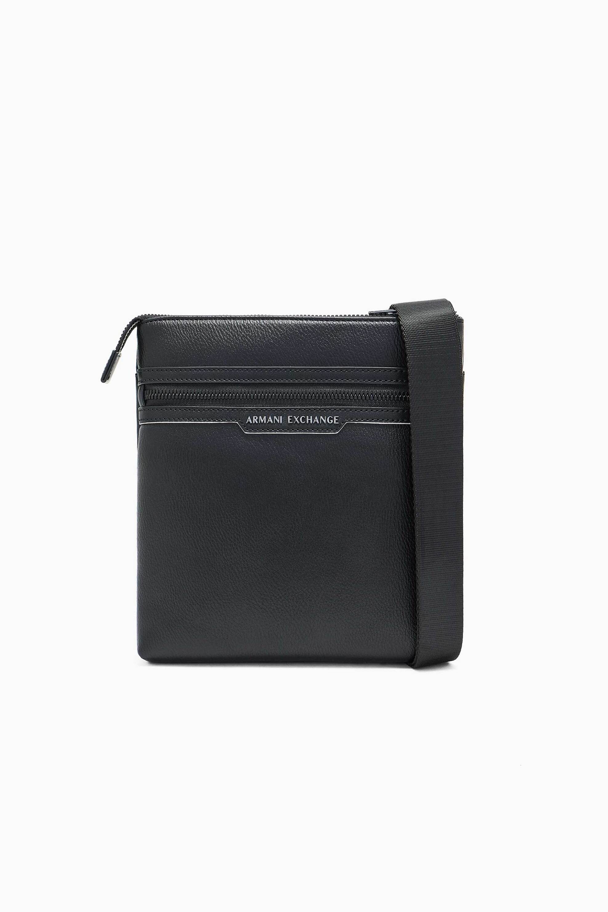 Armani Exchange ανδρικό τσαντάκι crossbody με λογότυπο - XM001603AF17205 Μαύρο