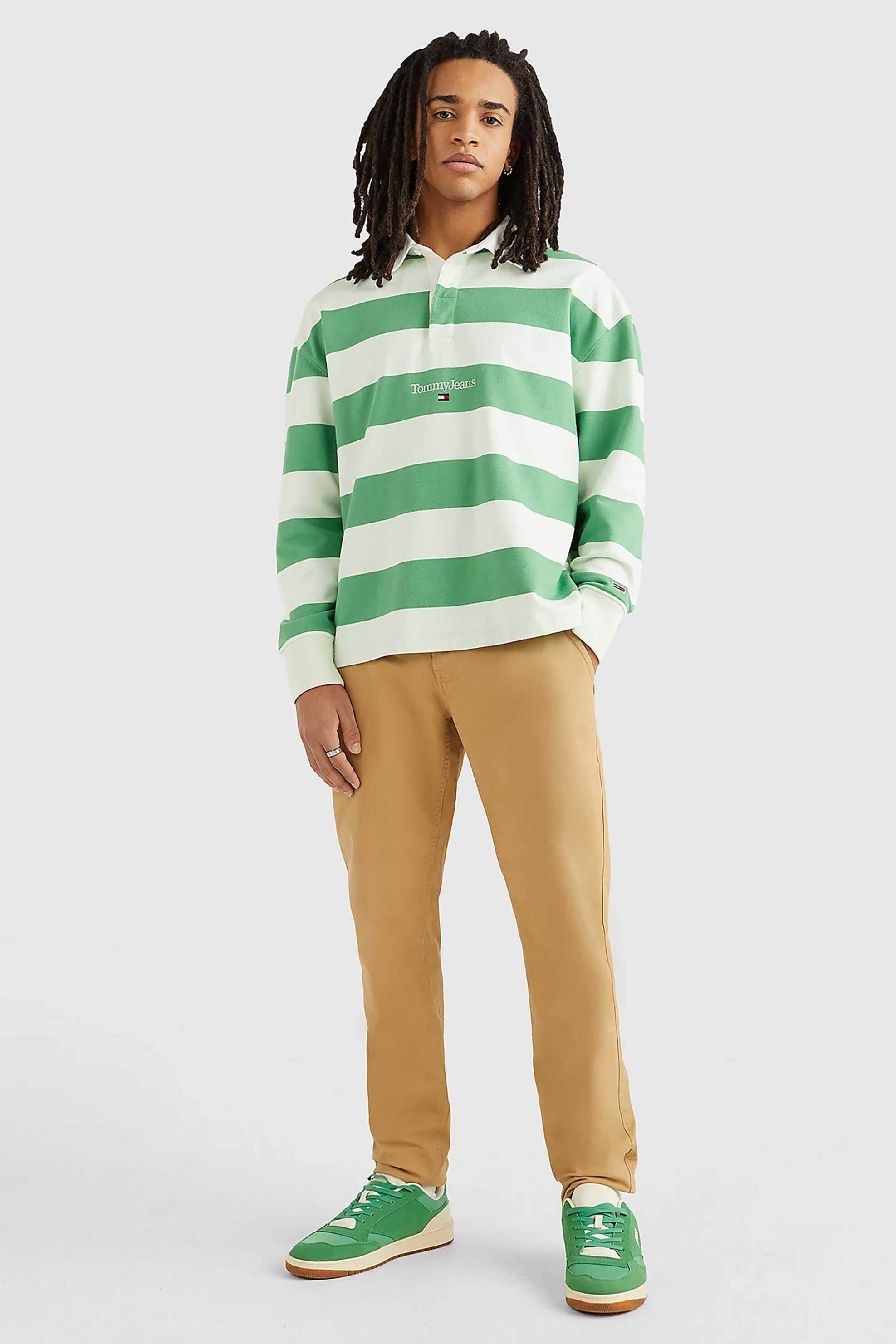 Tommy Jeans ανδρικό chino παντελόνι "Scanton Slim" - DM0DM09595 Μπεζ