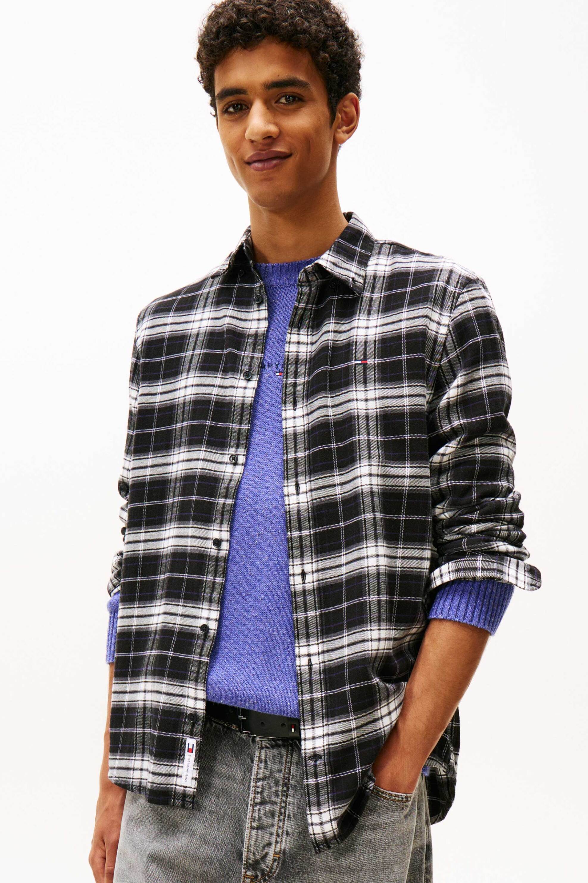 Ανδρικά ρούχα και beachwear tommy jeans σε ασπρομαυρο