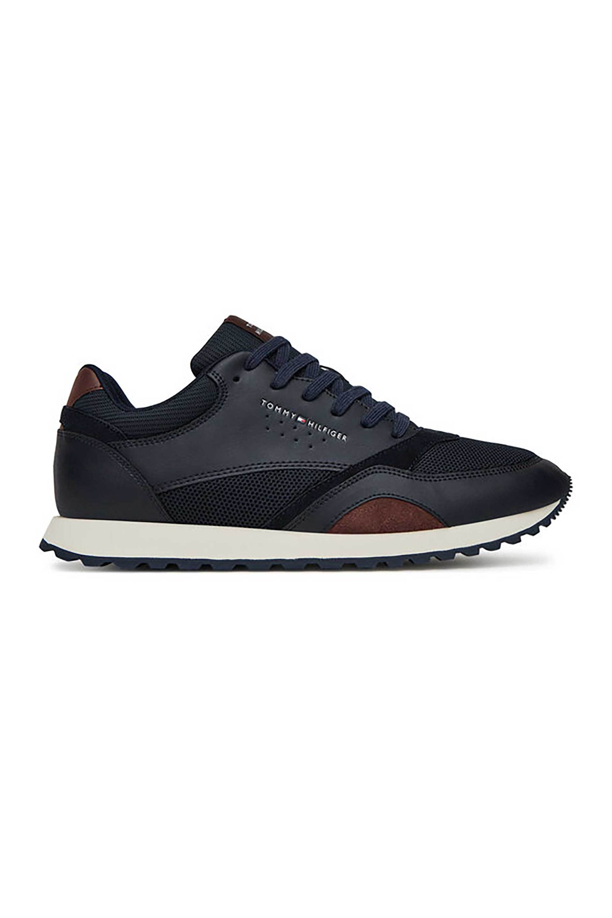 Tommy Jeans ανδρικά sneakers με λογότυπο "New Runner Eva Mix" - FM0FM05522 Μπλε Σκούρο