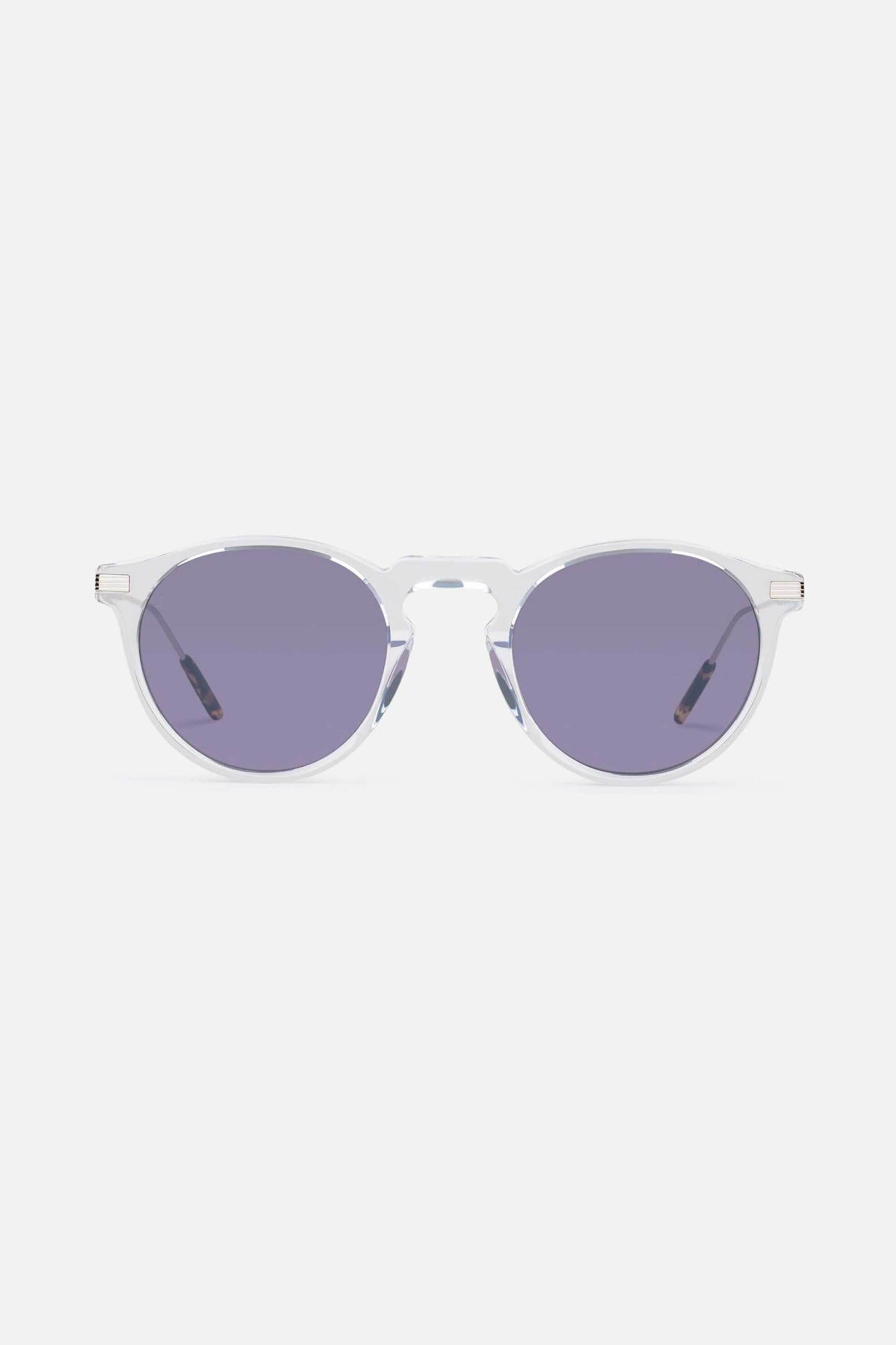 JIMMY FAIRLY SUNGLASSES Jimmy Fairly unisex γυαλιά ηλίου στρογγυλά "La Noto" - C351-CR141es Διάφανο
