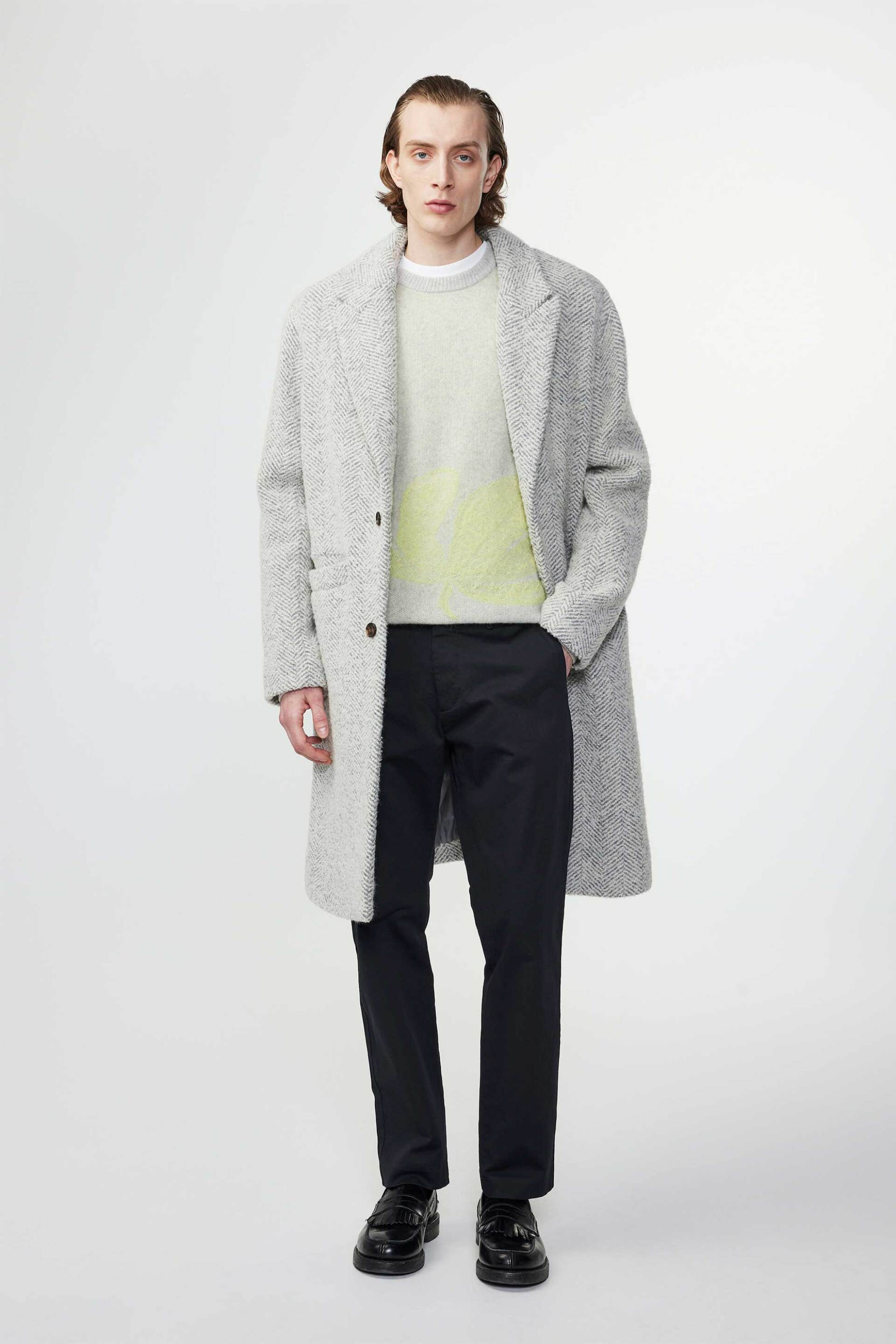 NN.07 ανδρικό chino παντελόνι Regular Fit "Theo 1420" - 2111420165 Μπλε Σκούρο