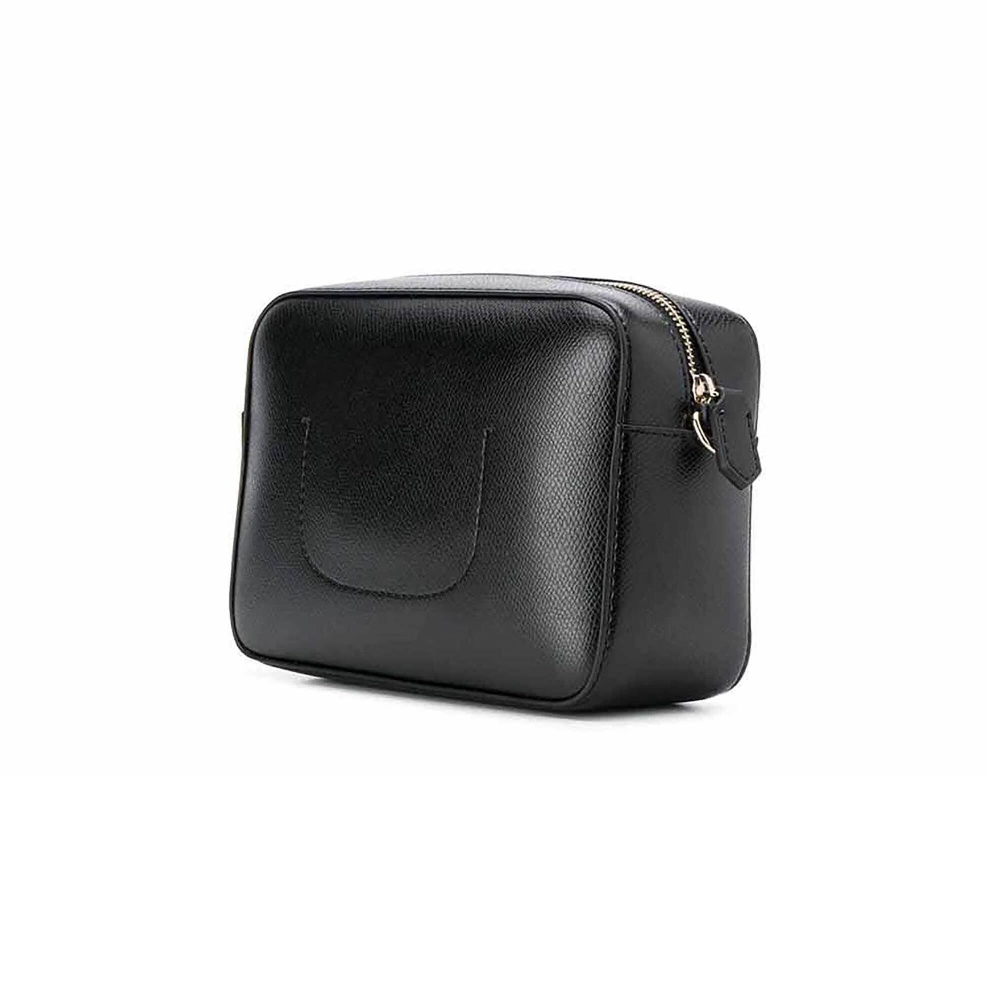 EMPORIO ARMANI Emporio Armani γυναικεία τσάντα mini crossbody μονόχρωμη με contrast logo print μπροστά - Y3B092YH15A Μαύρο - 4