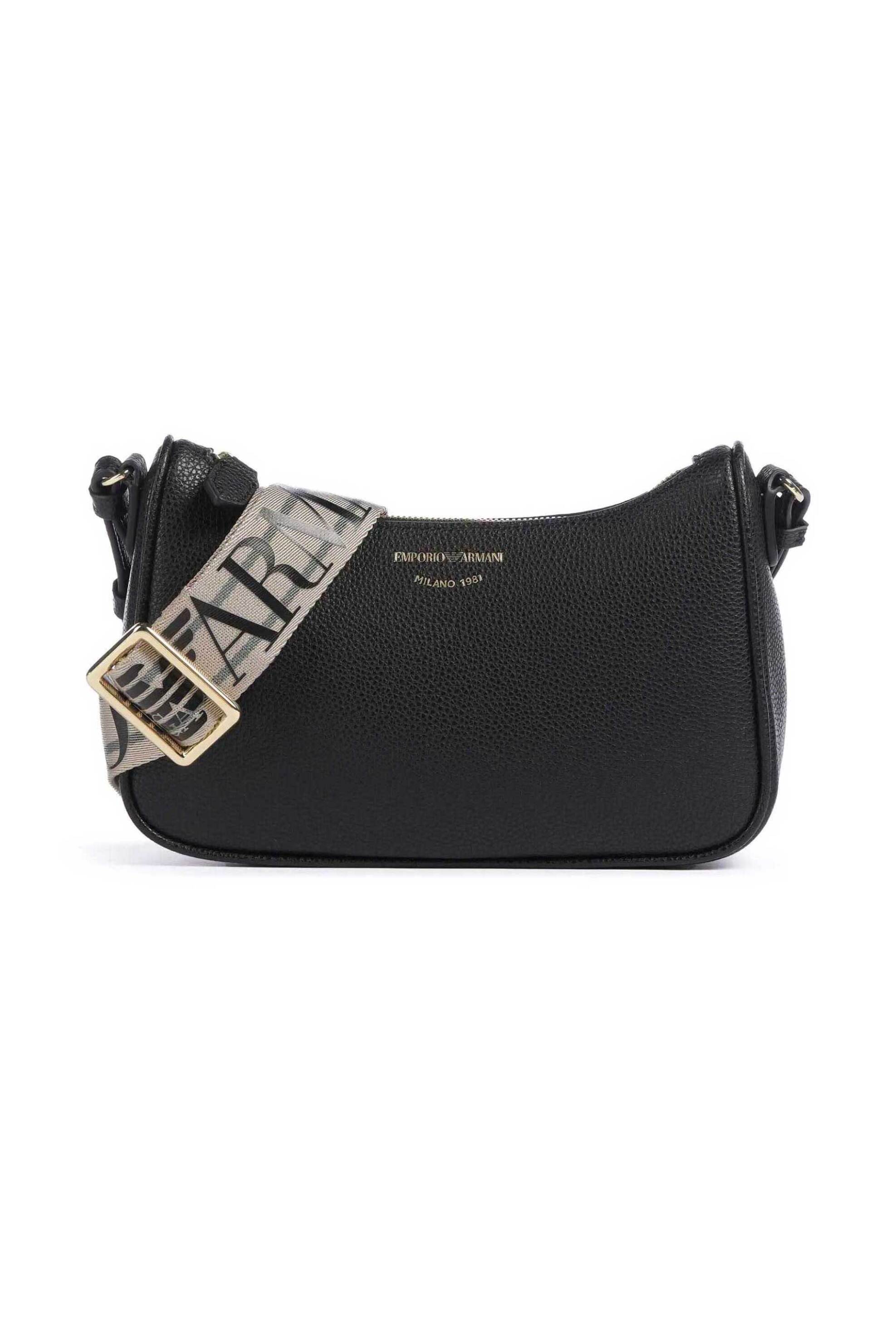Emporio Armani γυναικεία τσάντα crossbody με λογότυπο - EW000539AF12103 Μαύρο