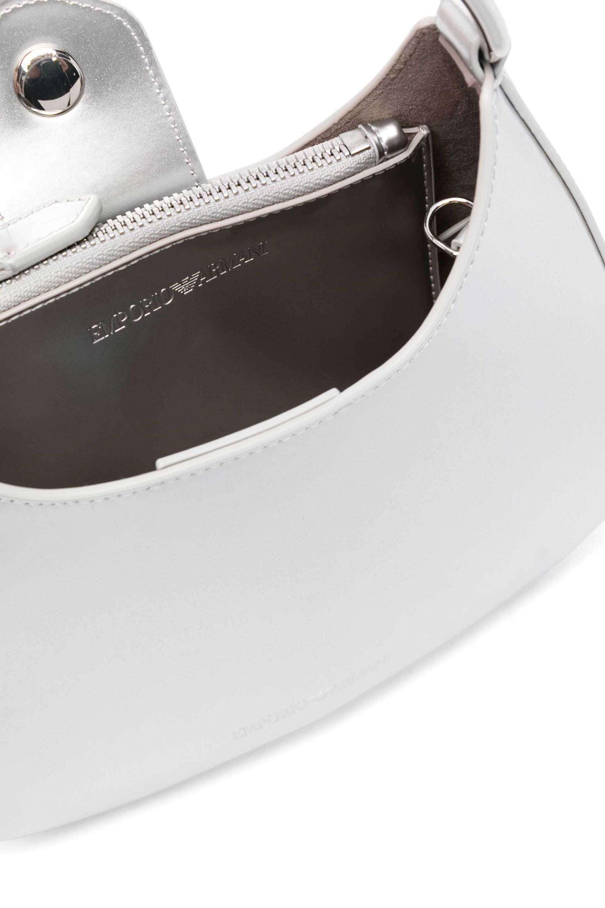 Emporio Armani γυναικείο mini bag μεταλλιζέ - Y3H340YZZ5A Ασημί φωτογραφία