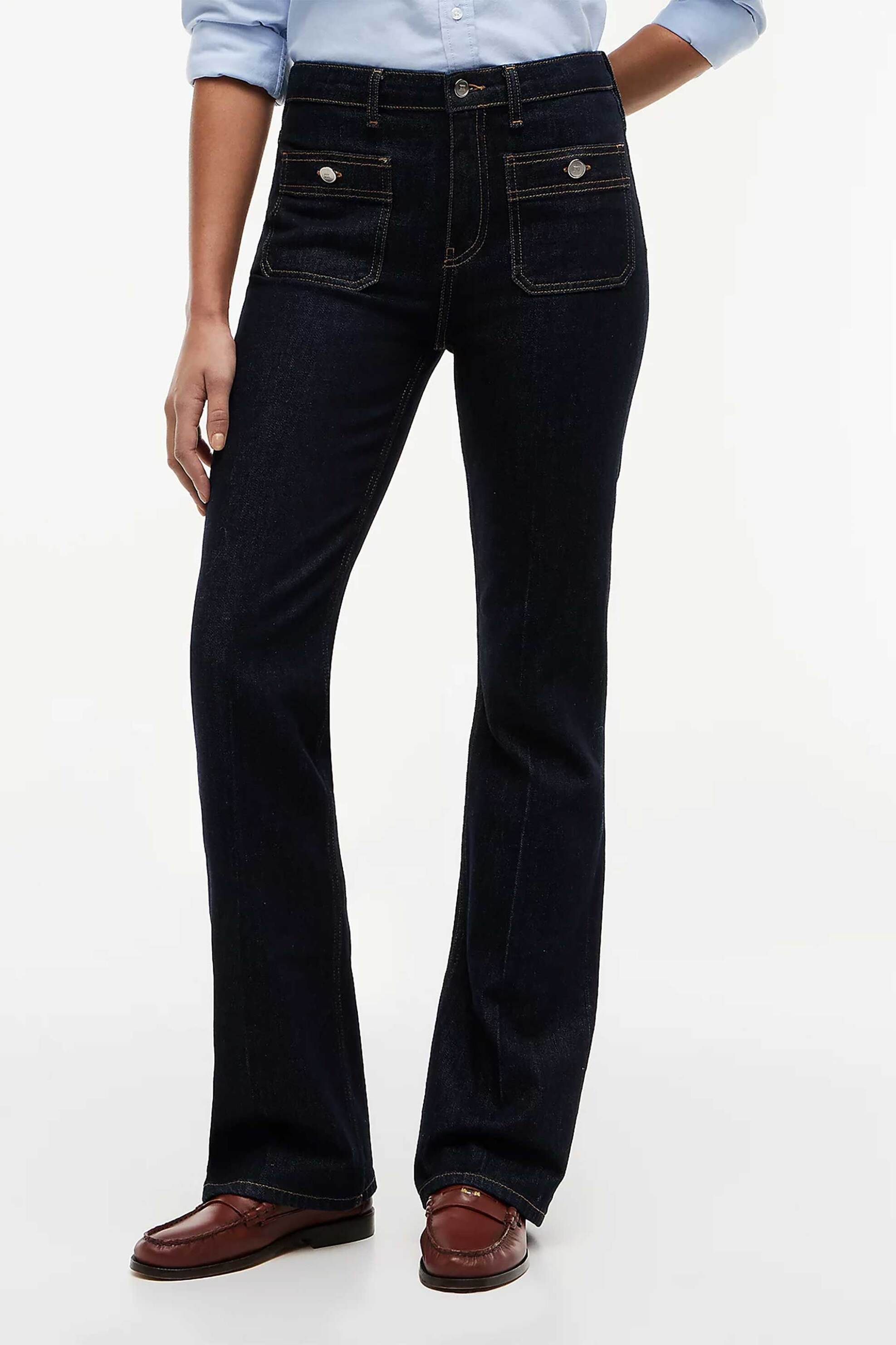 TOMMY HILFIGER Tommy Hilfiger γυναικείο τζιν παντελόνι Bootcut Fit - WW0WW50778 Denim Blue Σκούρο - 2