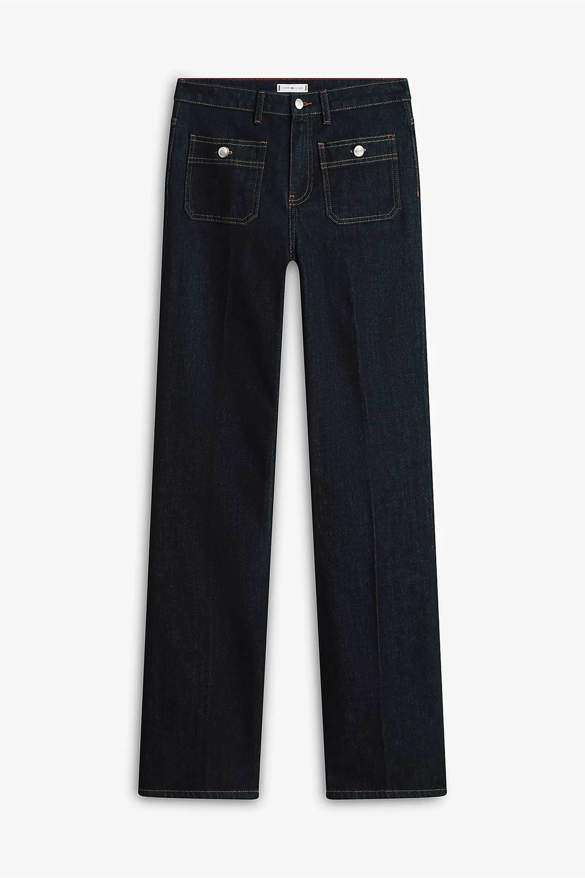 TOMMY HILFIGER Tommy Hilfiger γυναικείο τζιν παντελόνι Bootcut Fit - WW0WW50778 Denim Blue Σκούρο - 4